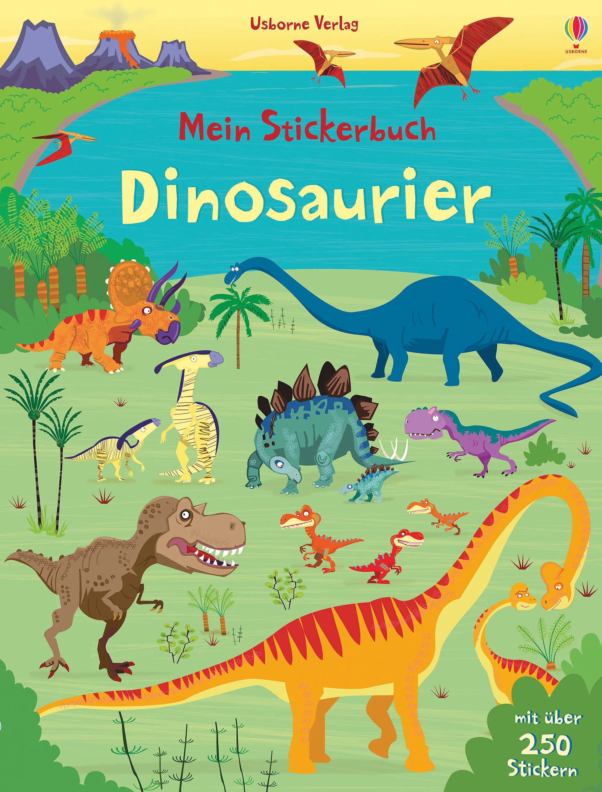 Buchcover von 'Mein Stickerbuch: Dinosaurier' - Taschenbuch von Fiona Watt