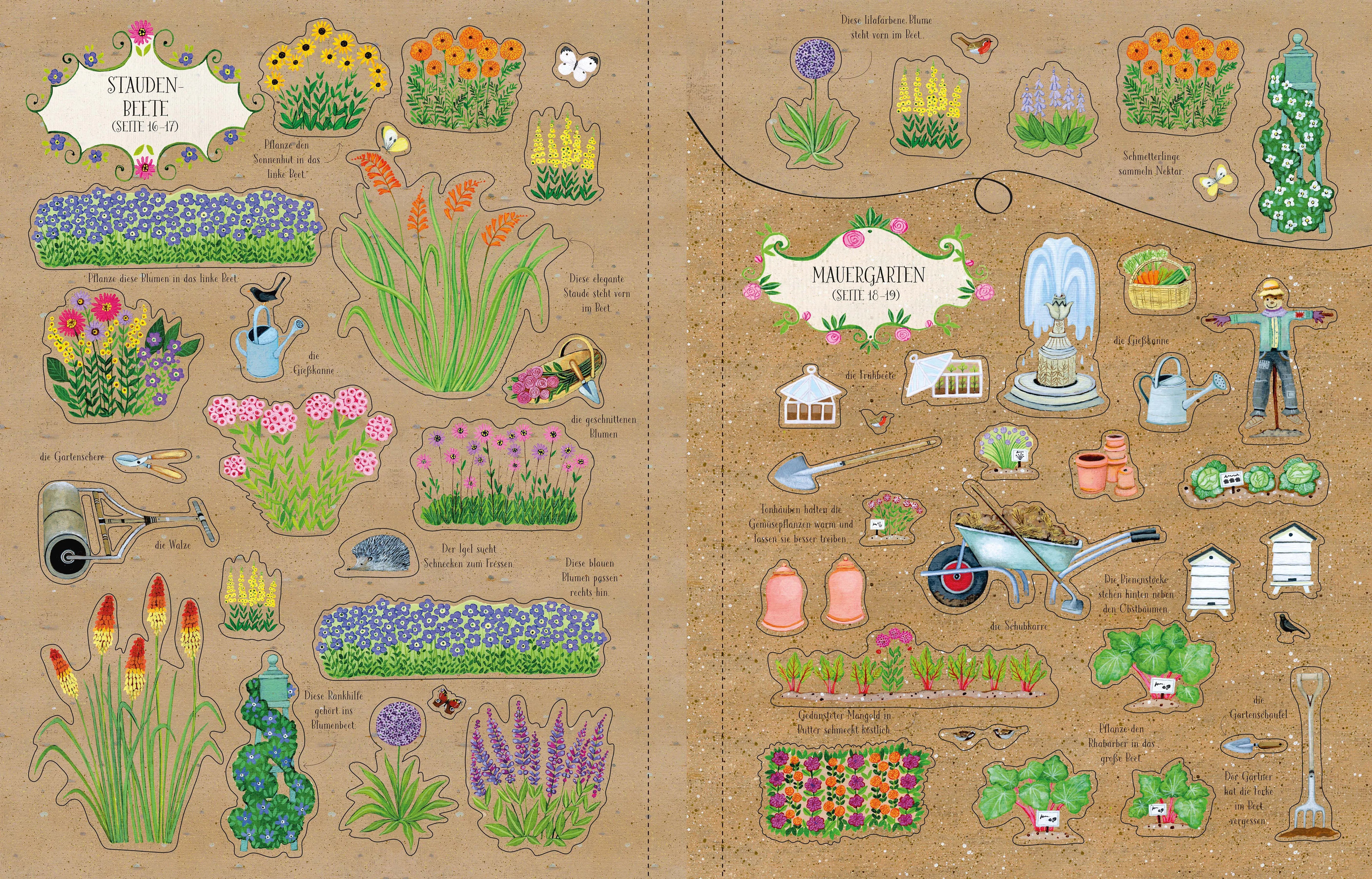Produktansicht: Mein Stickerbuch: Gartenträume (Taschenbuch)