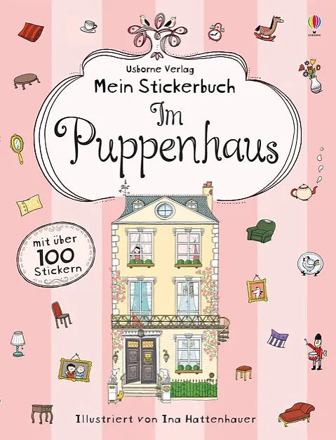 Buchcover von 'Mein Stickerbuch: Im Puppenhaus' - Taschenbuch von Anna Milbourne