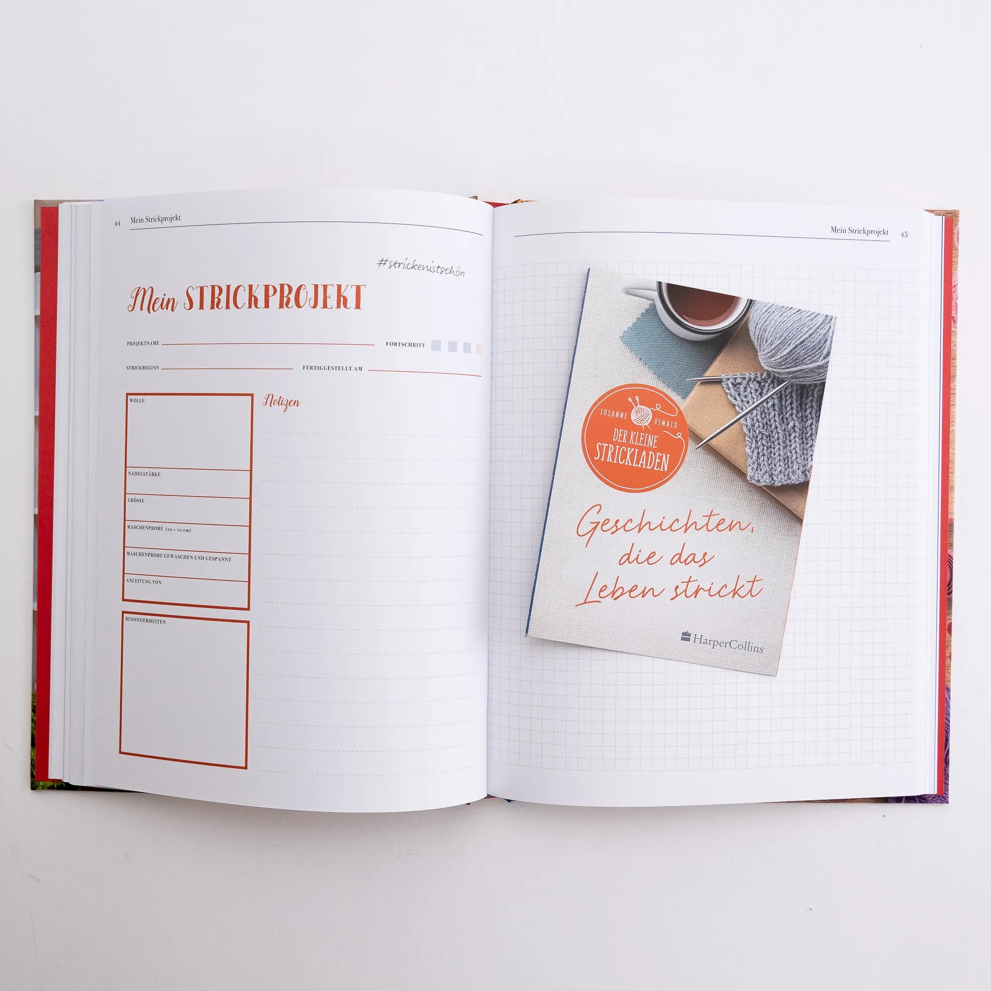 Detailansicht: Mein Strickjournal (Hardcover)