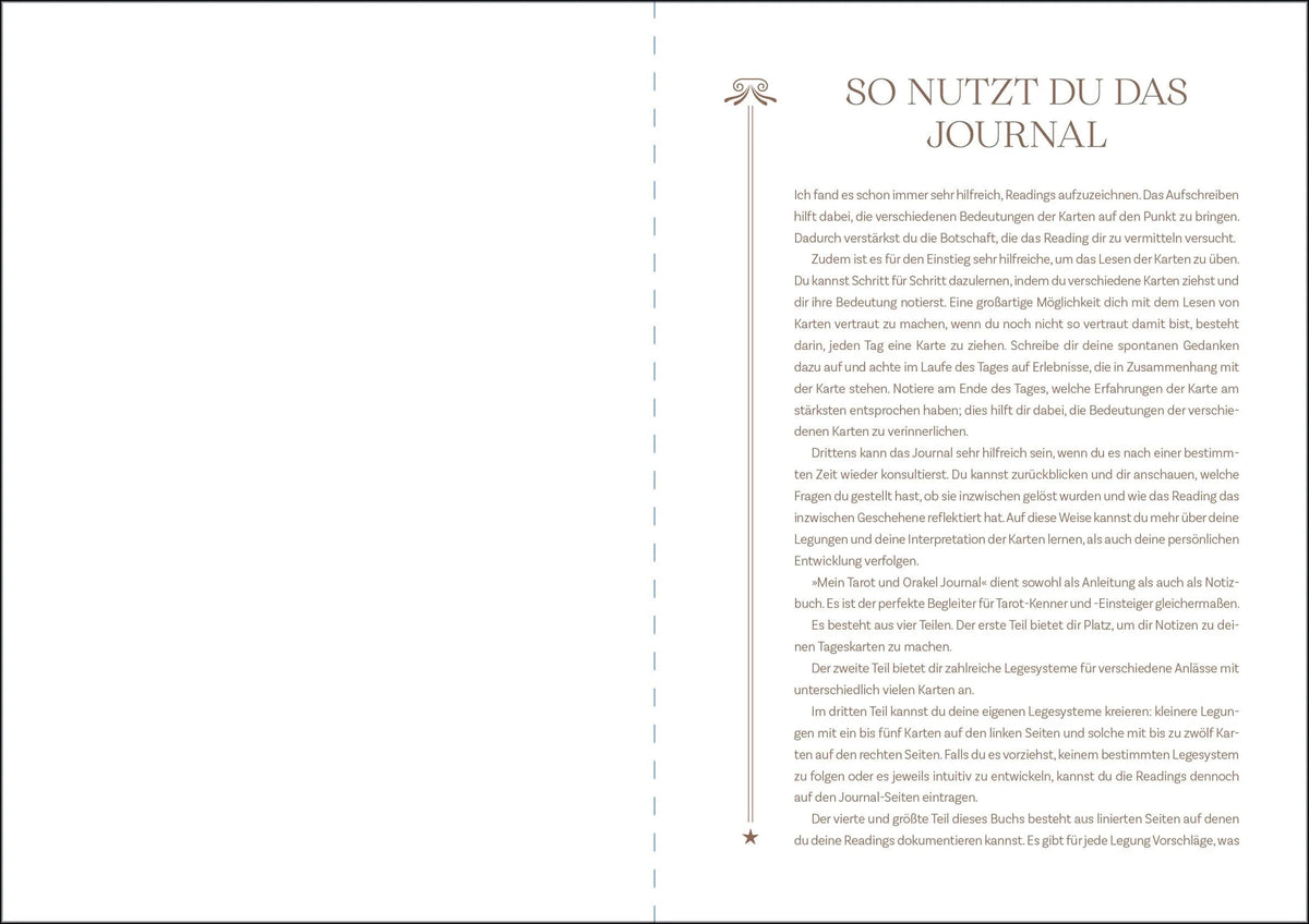 Mein Tarot und Orakel Journal – Ansicht