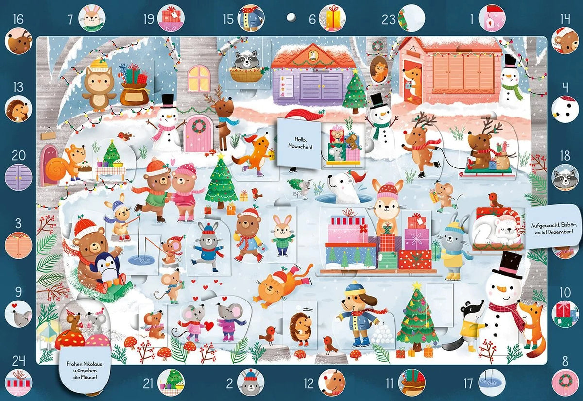 Mein Wimmel-Adventskalender: Fröhliches Schlittschuhlaufen – Ansicht