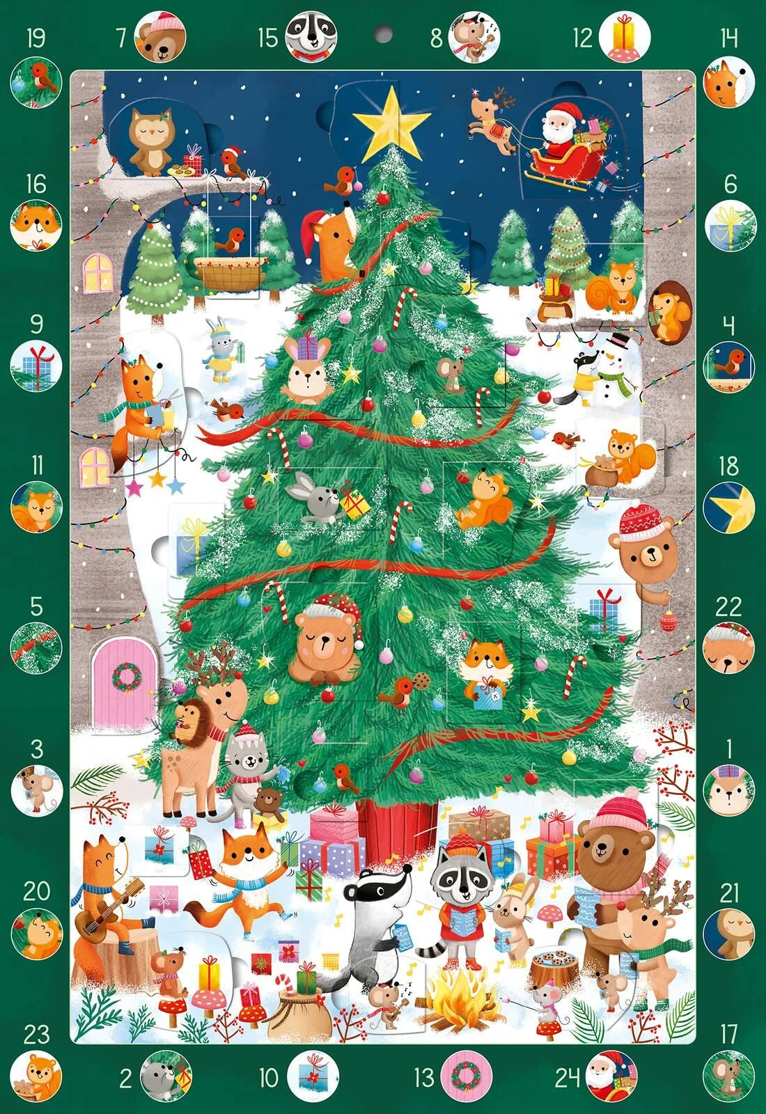 Adventskalender: Mein Wimmel-Adventskalender: Kunterbunter Weihnachtsbaum