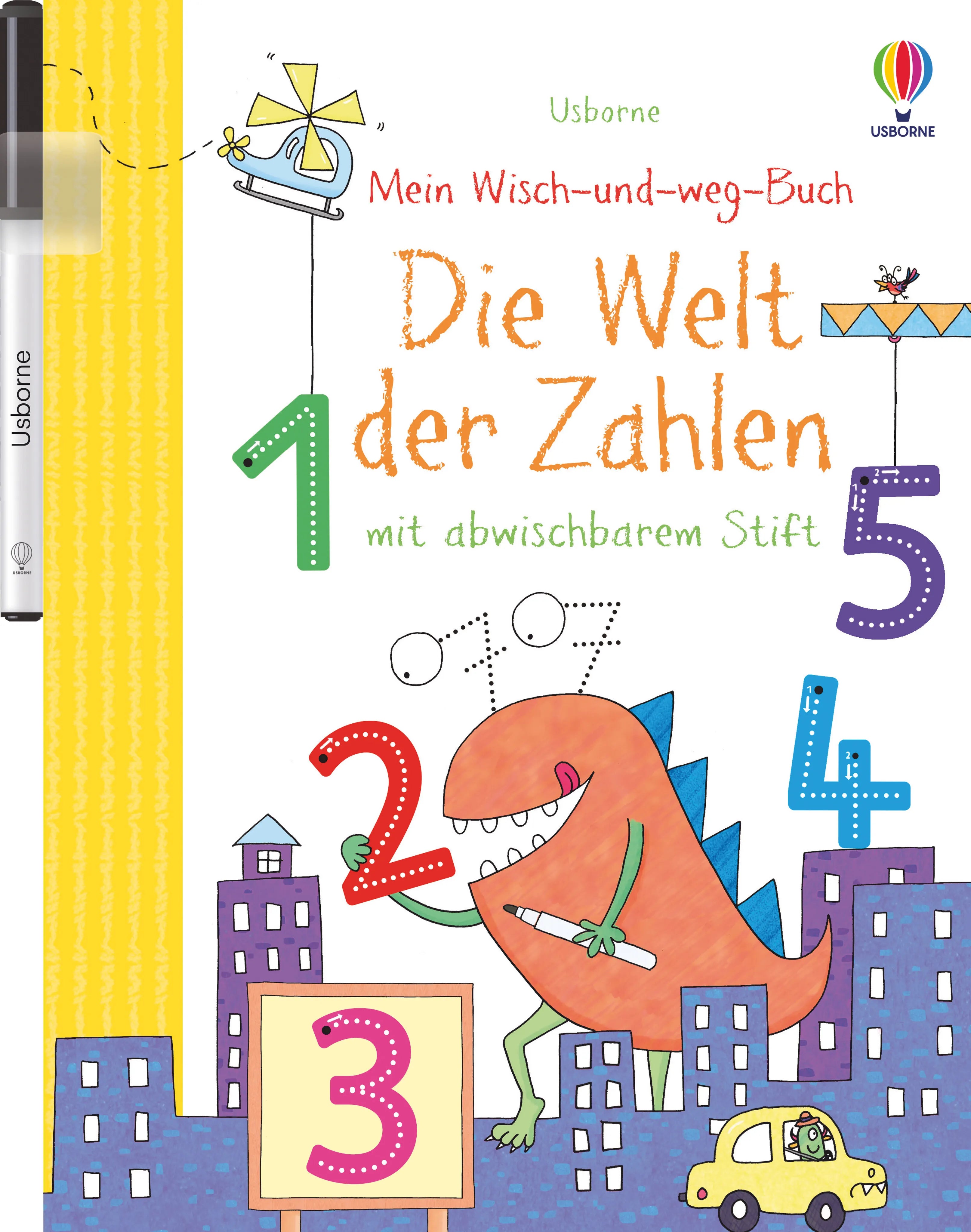 Buchcover von 'Mein Wisch-und-weg-Buch: Die Welt der Zahlen' - Taschenbuch von Jessica Greenwell