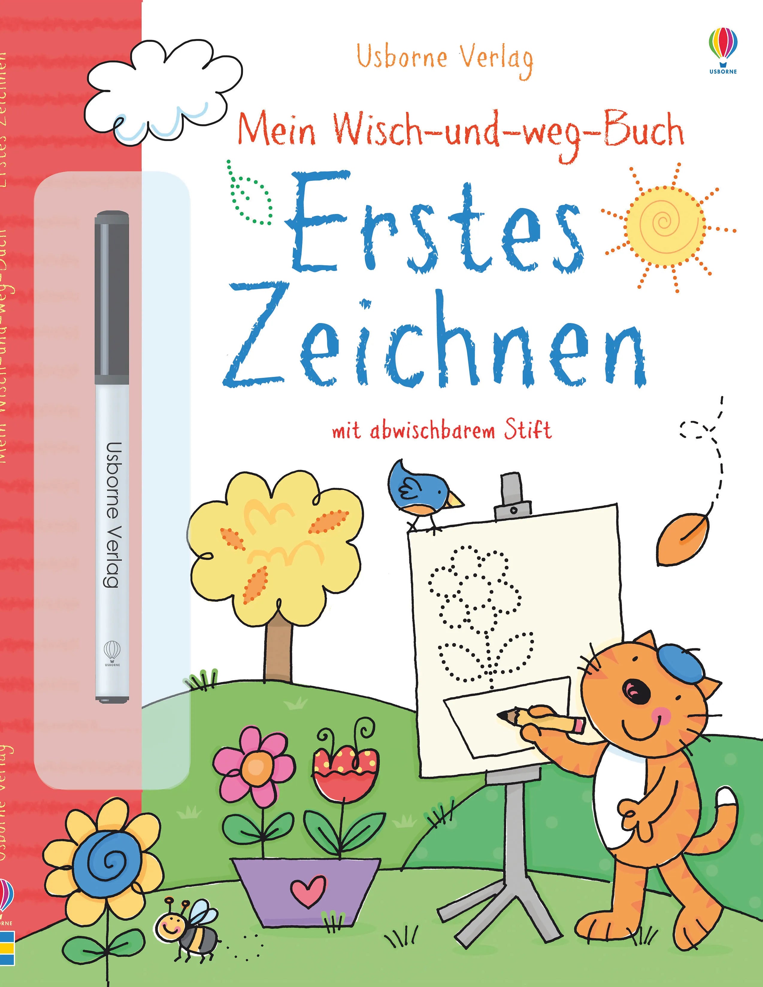 Buchcover von 'Mein Wisch-und-weg-Buch: Erstes Zeichnen' - Taschenbuch von Jessica Greenwell