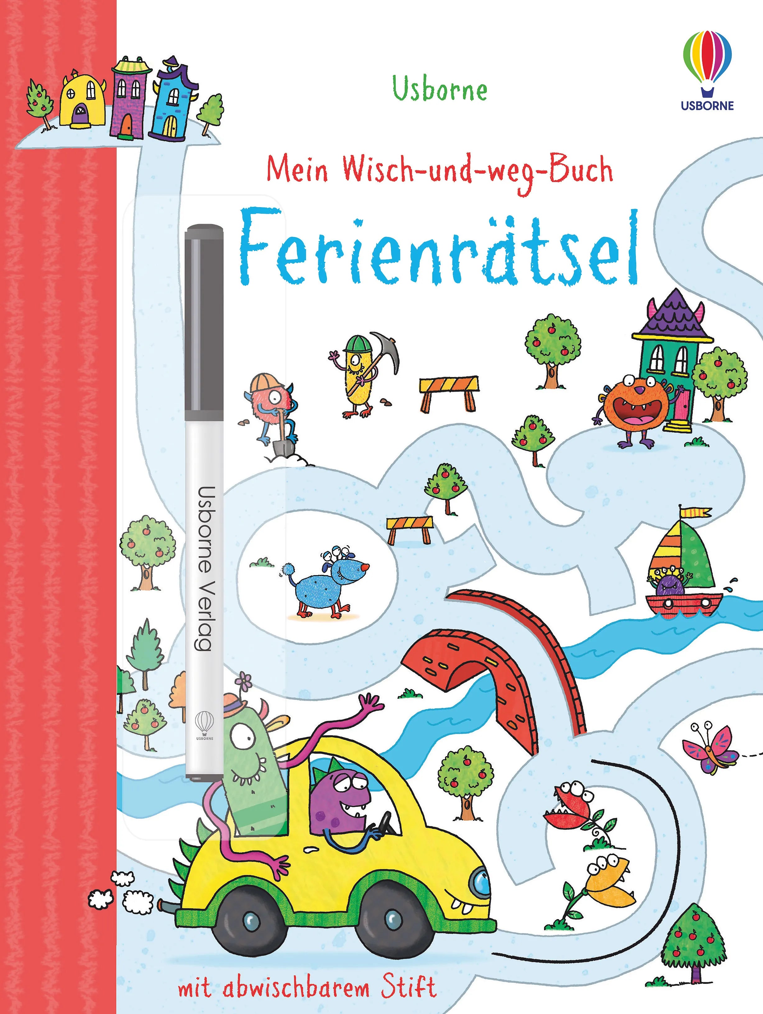 Buchcover von 'Mein Wisch-und-weg-Buch: Ferienrätsel' - Taschenbuch von Jane Bingham
