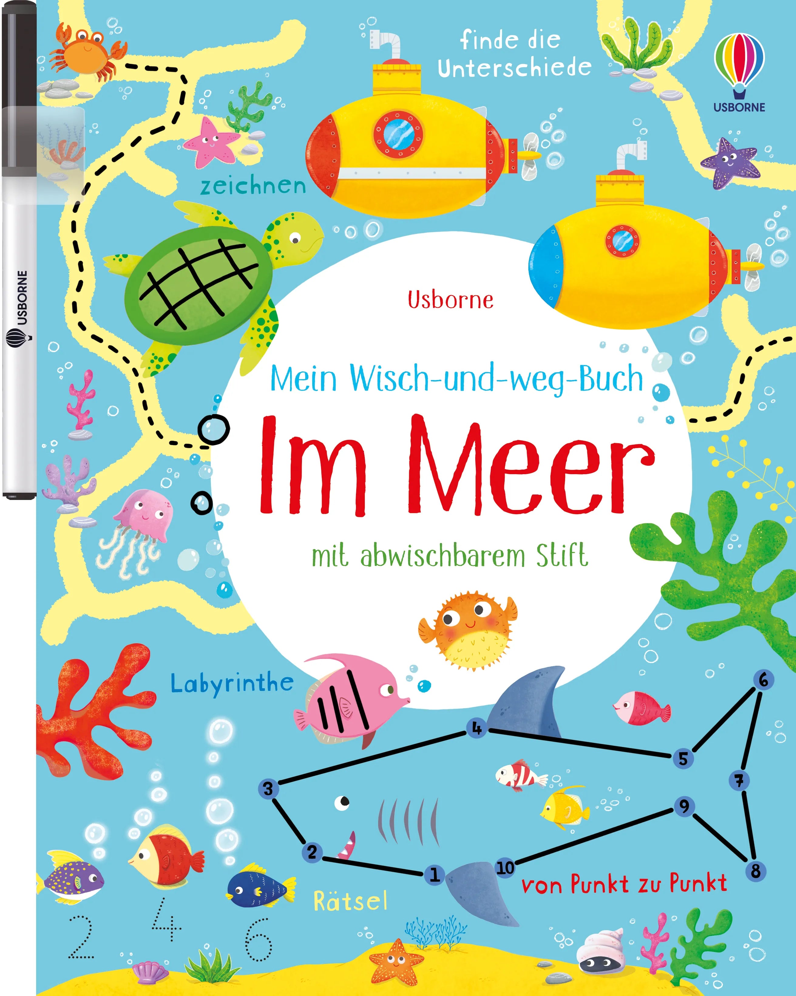 Buchcover von 'Mein Wisch-und-weg-Buch: Im Meer' - Taschenbuch von Kirsteen Robson