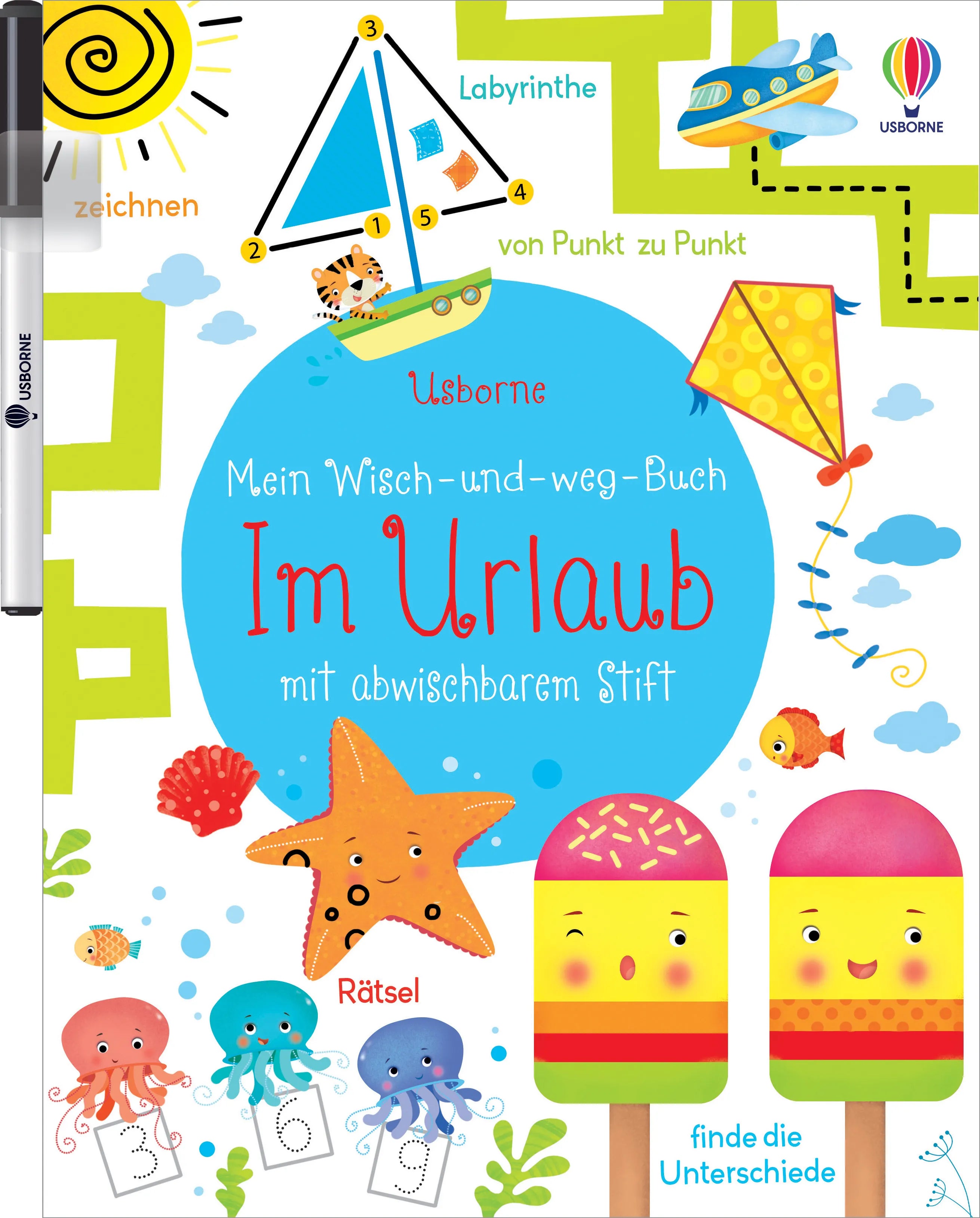 Buchcover von 'Mein Wisch-und-weg-Buch: Im Urlaub' - Taschenbuch von Kirsteen Robson