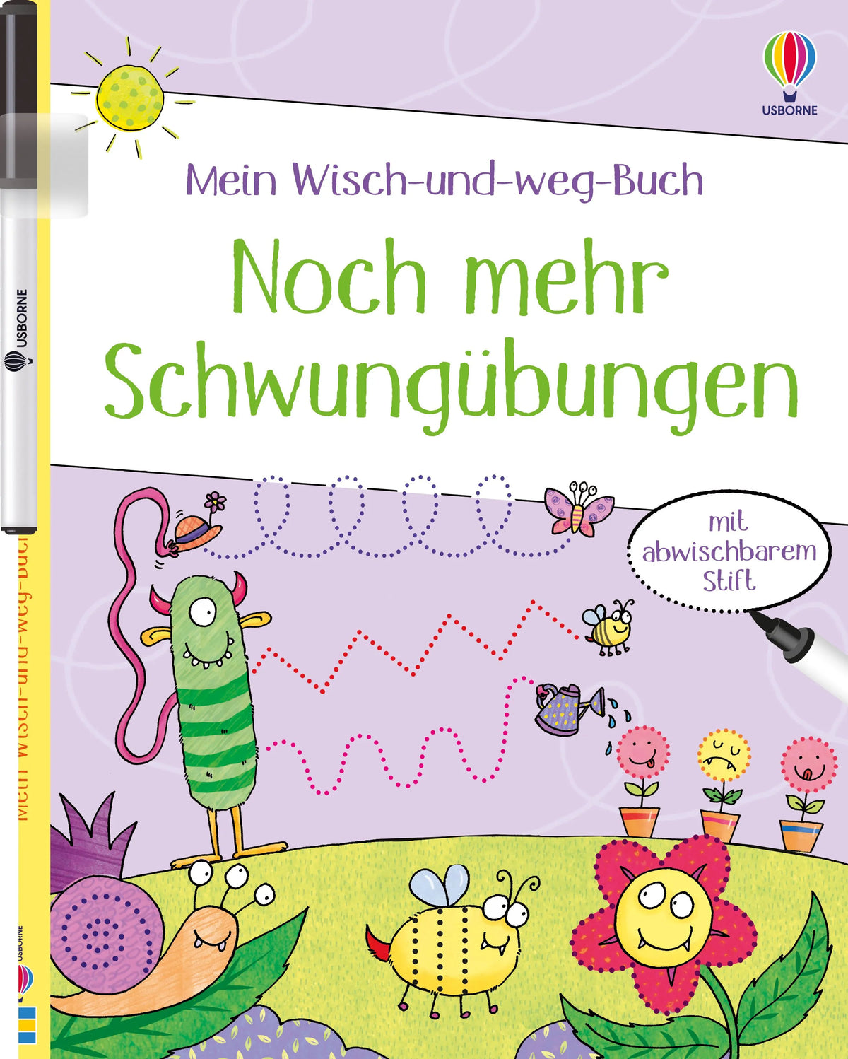 Cover: Mein Wisch-und-weg-Buch: Noch mehr Schwungübungen (Taschenbuch) von Hannah Wood