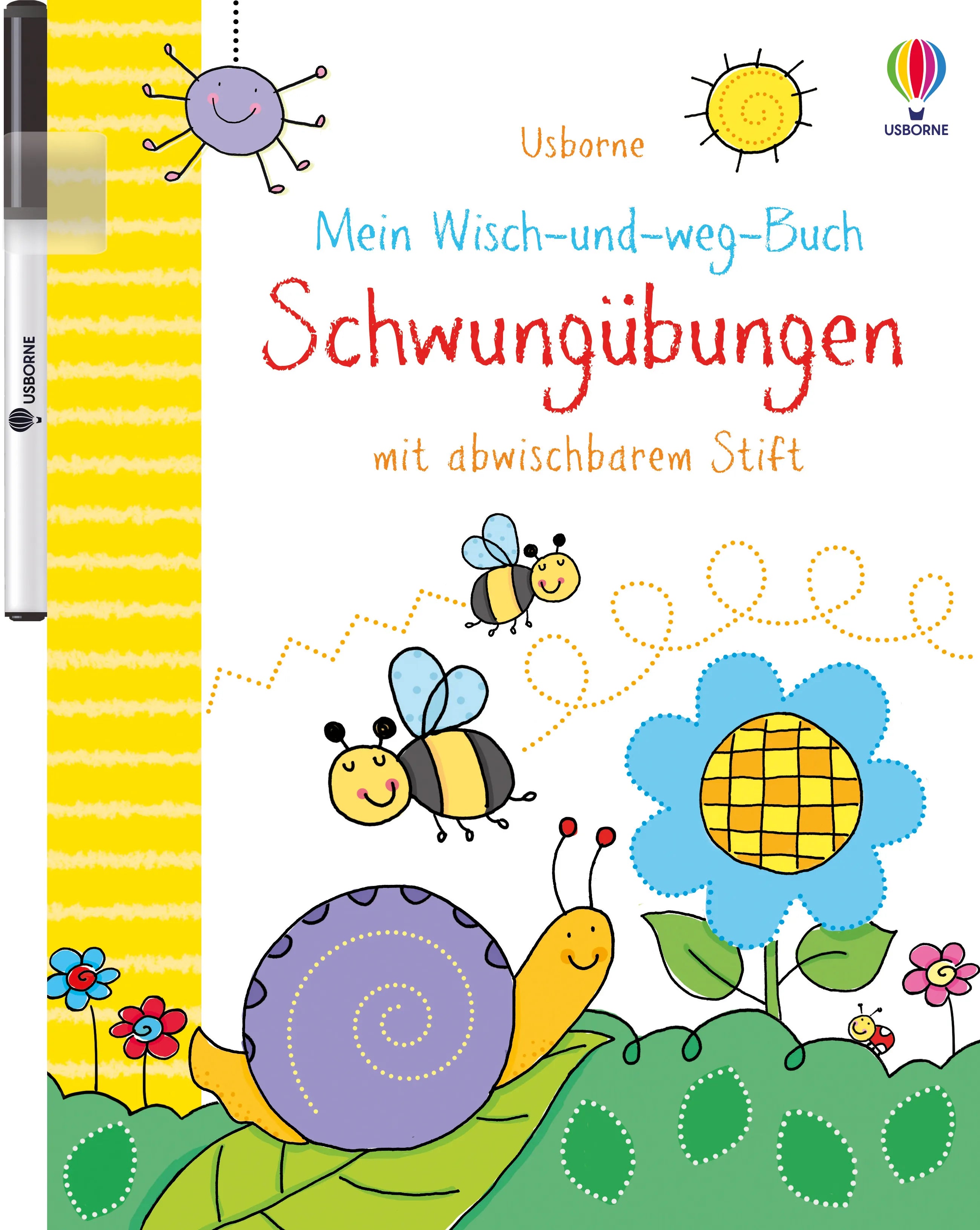 Buchcover von 'Mein Wisch-und-weg-Buch: Schwungübungen' - Taschenbuch von Sam Smith