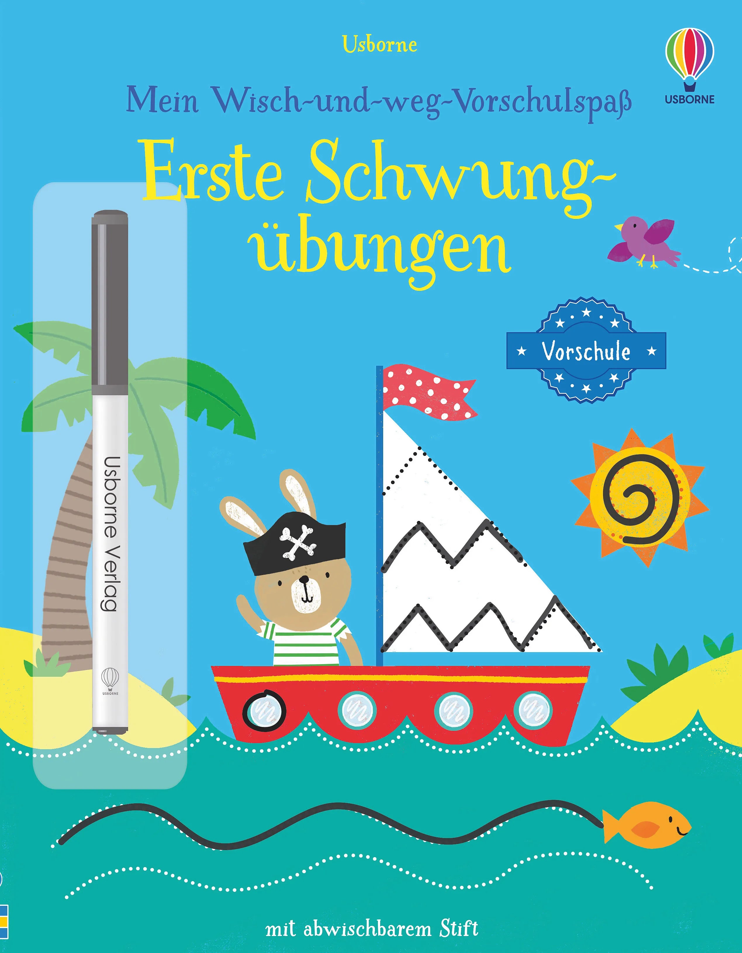 Buchcover von 'Mein Wisch-und-weg-Vorschulspaß: Erste Schwungübungen' - Taschenbuch von Jessica Greenwell