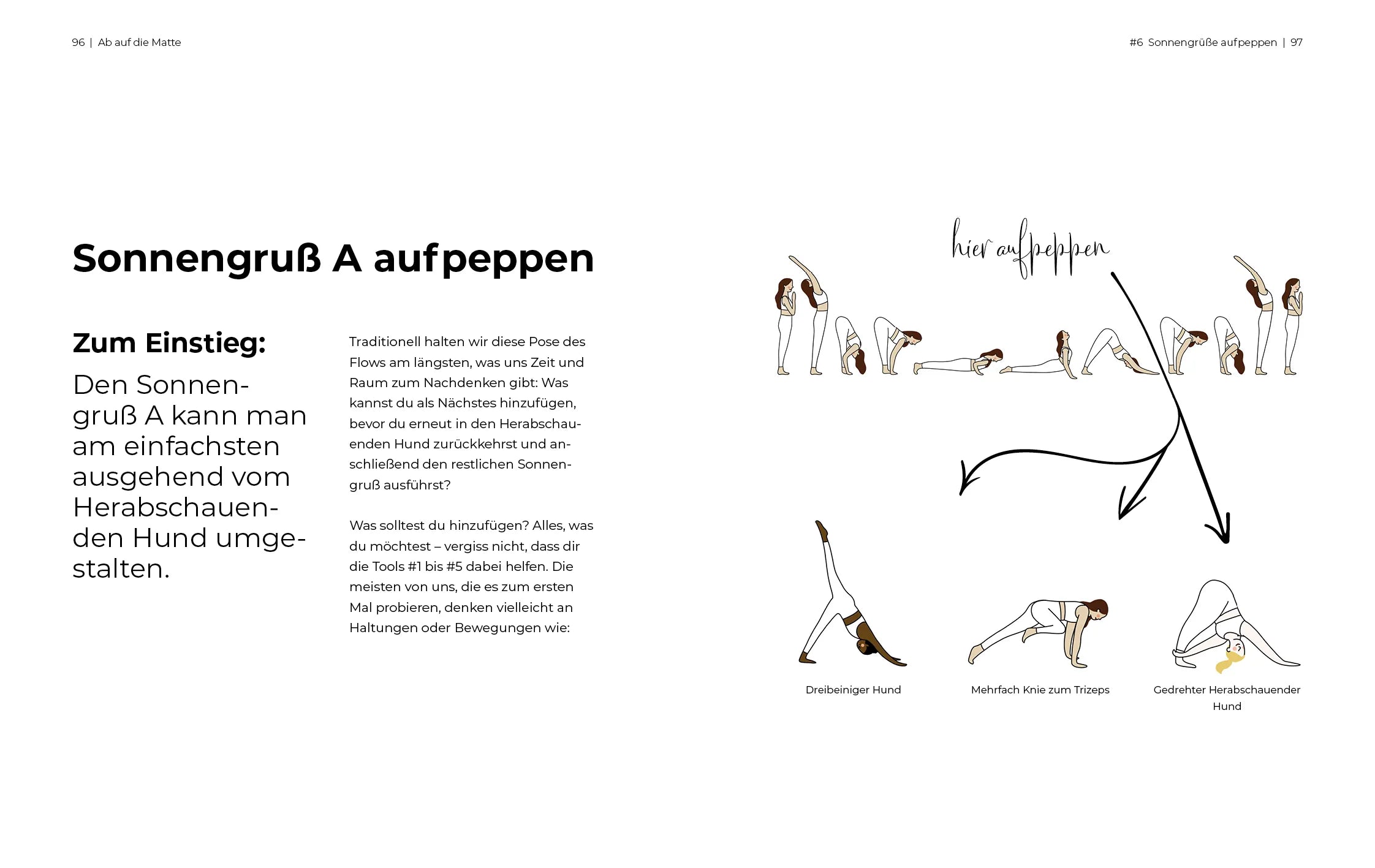 Innenansicht von 'Mein Yoga, mein Flow' - Gebundene Ausgabe