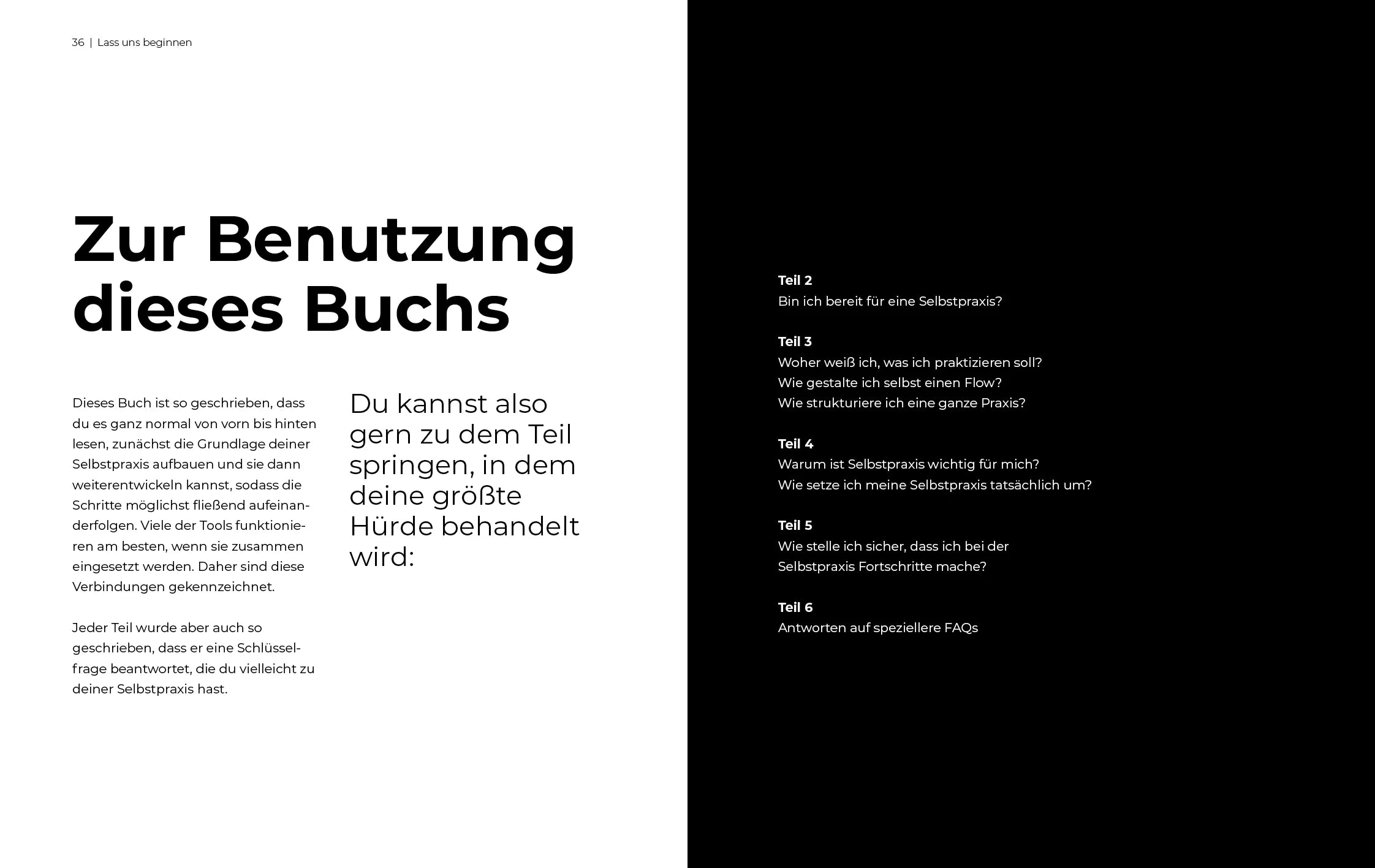 Innenansicht von 'Mein Yoga, mein Flow' - Gebundene Ausgabe