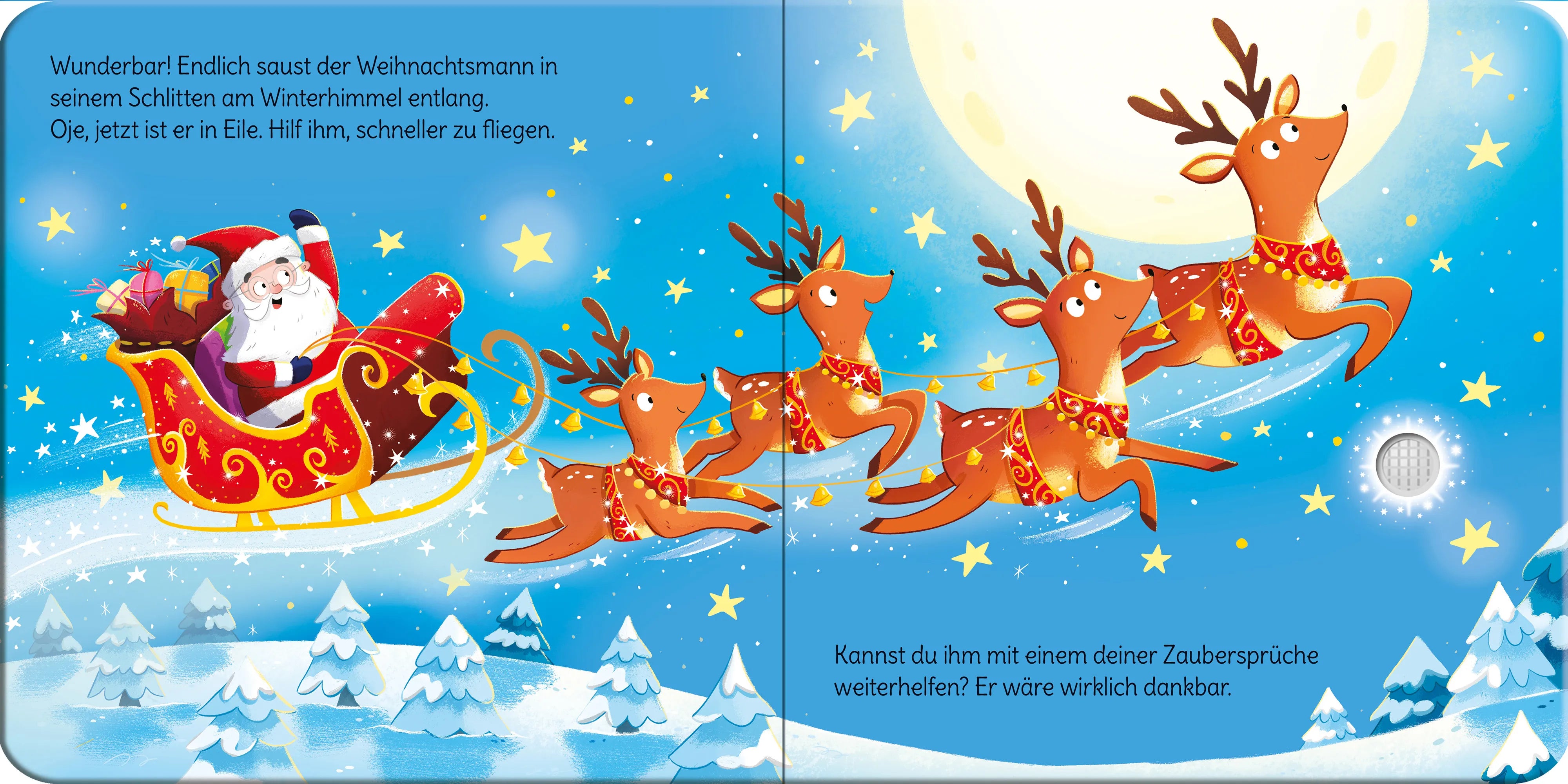 Detailansicht: Mein Zauberstab-Klangbuch: Zur Weihnachtszeit (Hardcover)