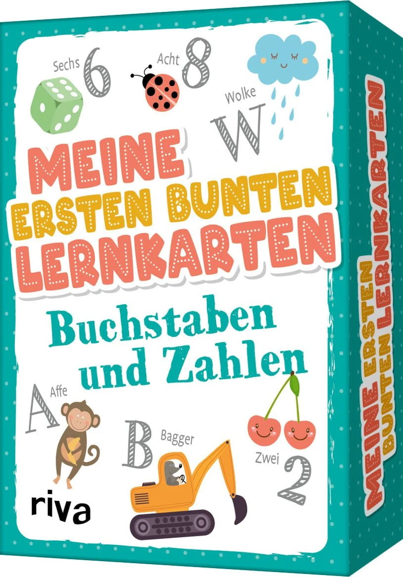 Lernspiel: Meine ersten bunten Lernkarten – Buchstaben und Zahlen