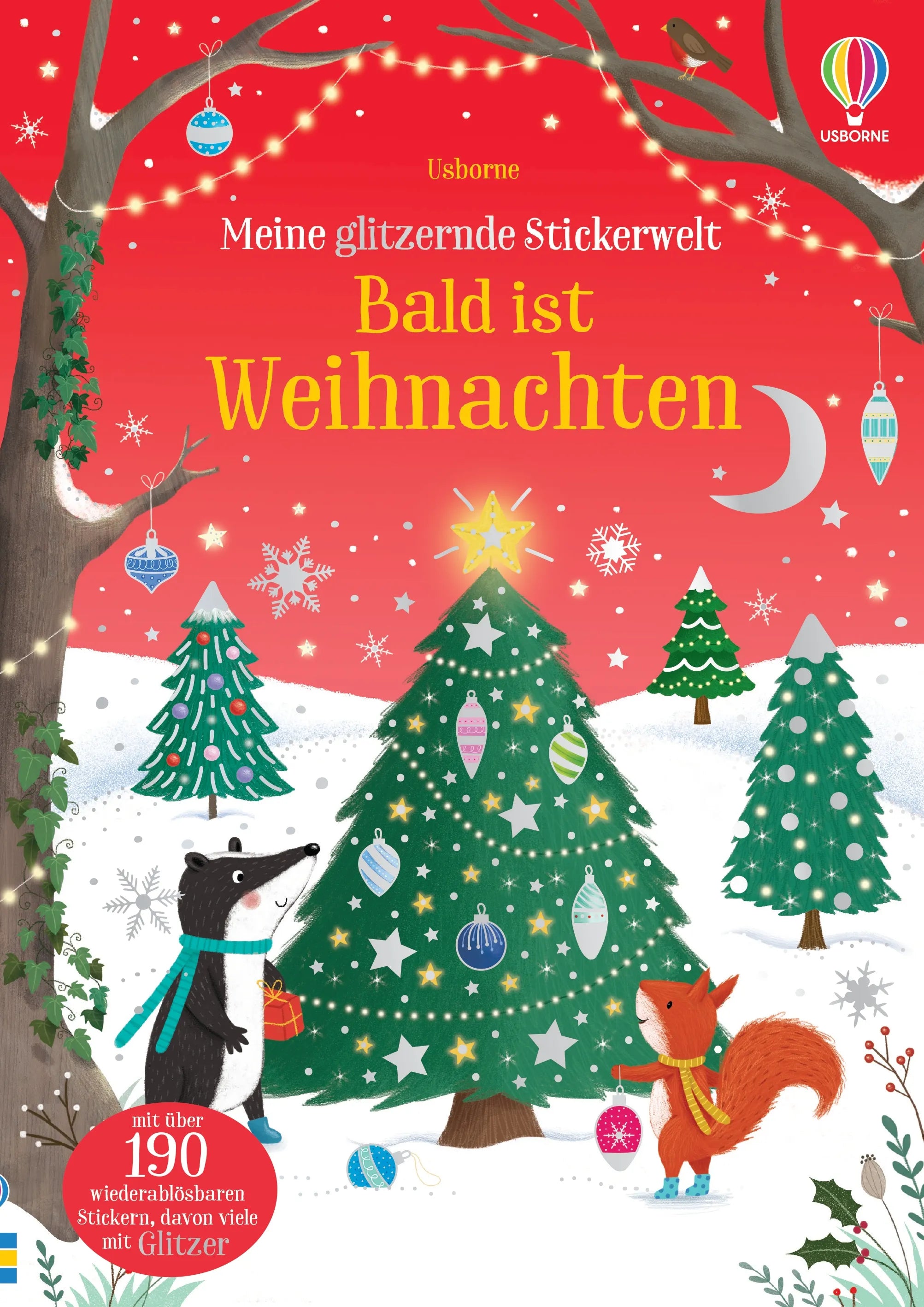 Cover: Meine glitzernde Stickerwelt: Bald ist Weihnachten (Taschenbuch) von Jessica Greenwell