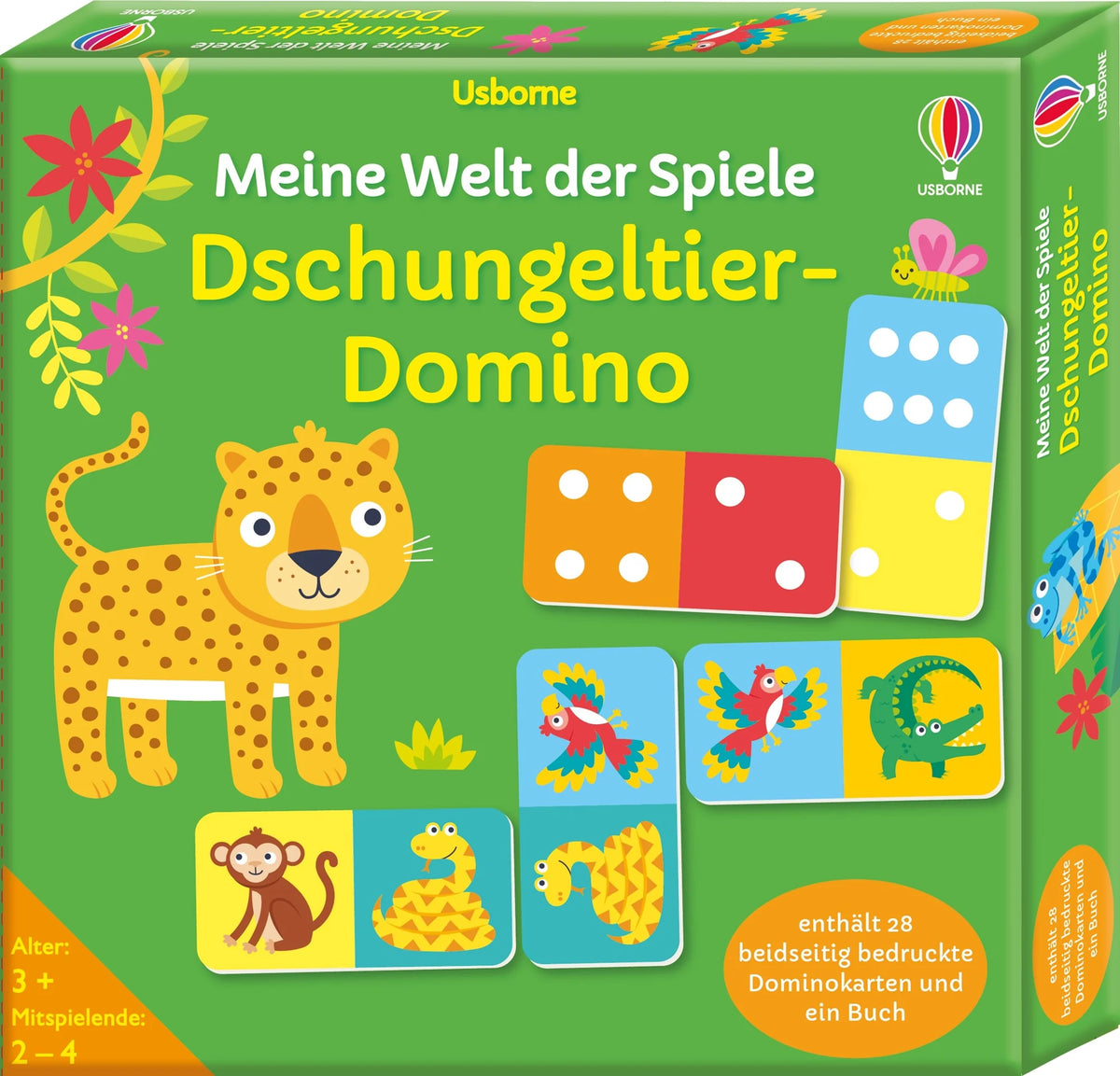 Legespiel: Meine Welt der Spiele: Dschungeltier-Domino