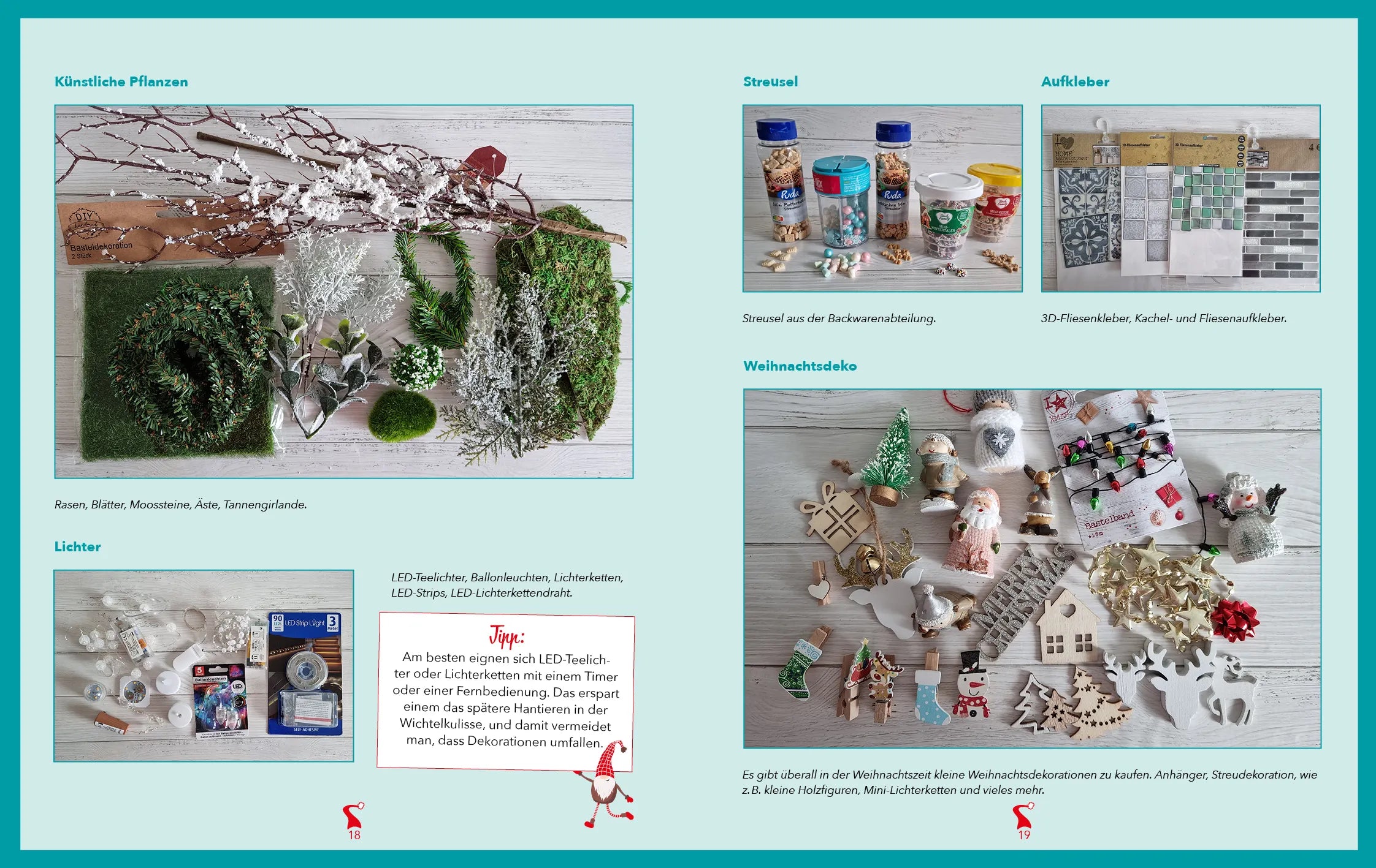 Innenansicht von 'Meine Wichtel-Kreativ-Werkstatt' - Gebundene Ausgabe