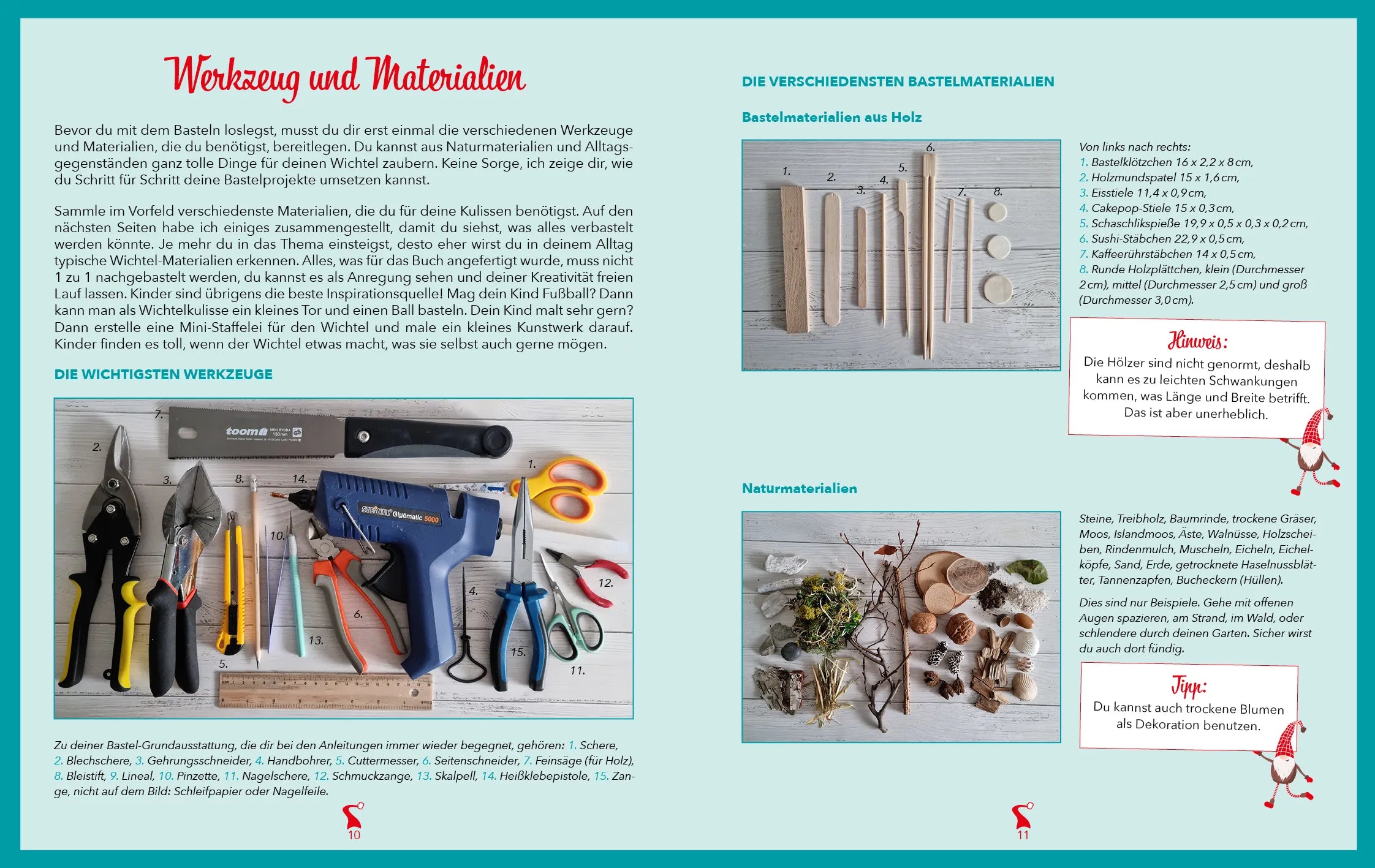 Innenansicht von 'Meine Wichtel-Kreativ-Werkstatt' - Gebundene Ausgabe