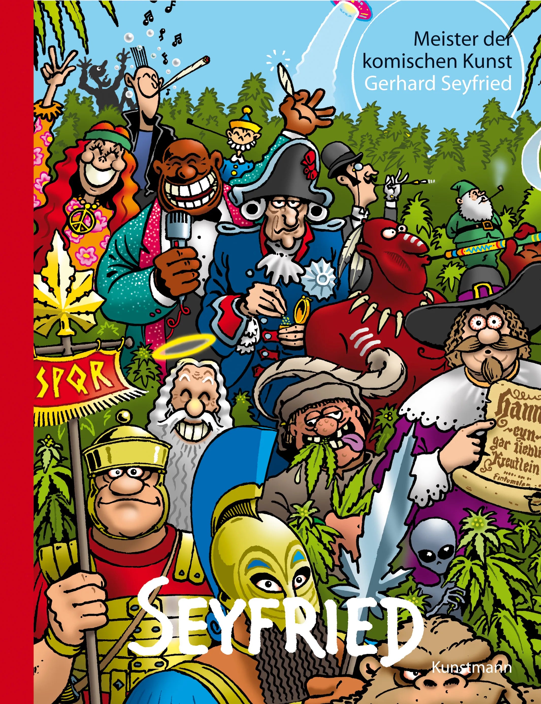Buchcover von 'Meister der komischen Kunst: Seyfried' - Gebundene Ausgabe von Gerhard Seyfried