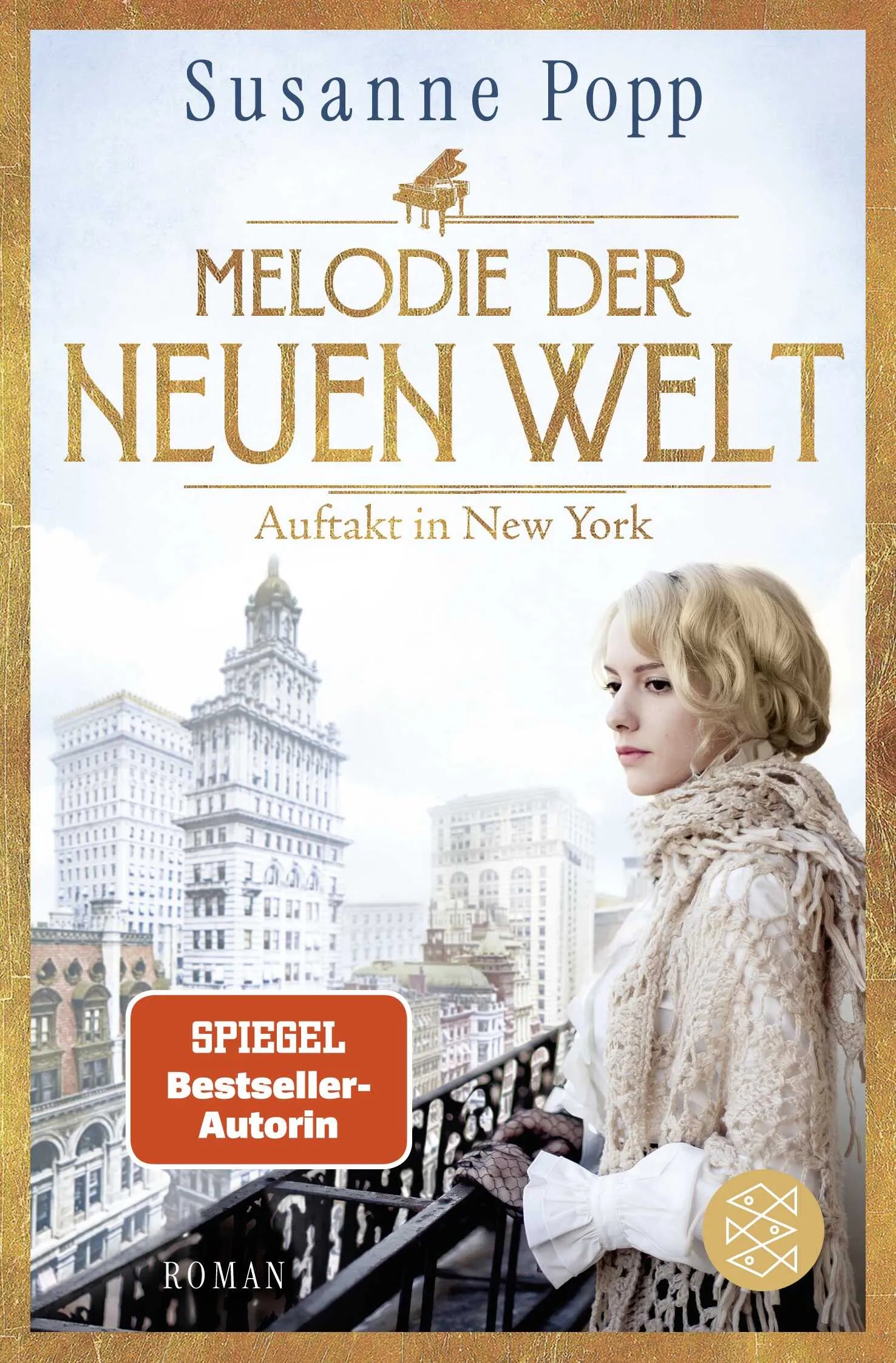 Buchcover von 'Melodie der neuen Welt - Auftakt in New York' - Taschenbuch von Susanne Popp