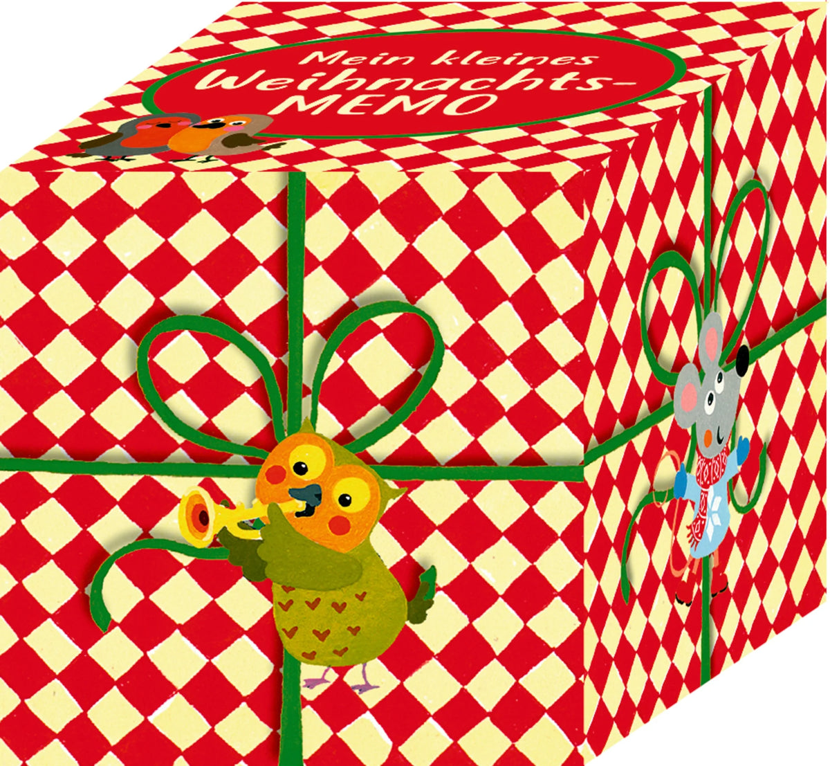 Memo-Adventskalender – Bunte Weihnachtseisenbahn der Tiere – Ansicht