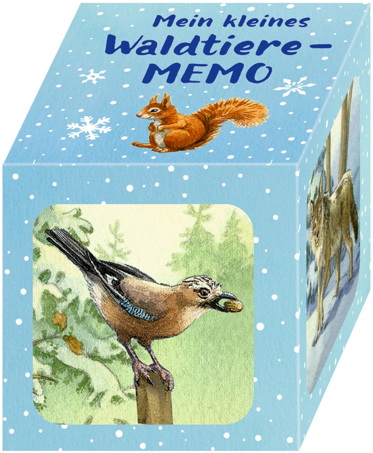 Memo-Adventskalender – Die Tiere im Winterwald – Ansicht