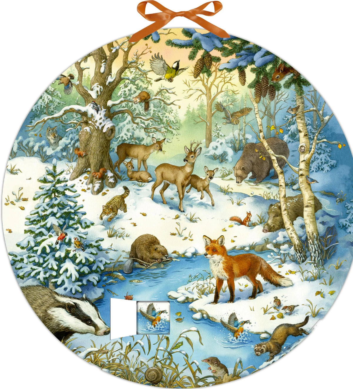 Adventskalender: Memo-Adventskalender – Die Tiere im Winterwald