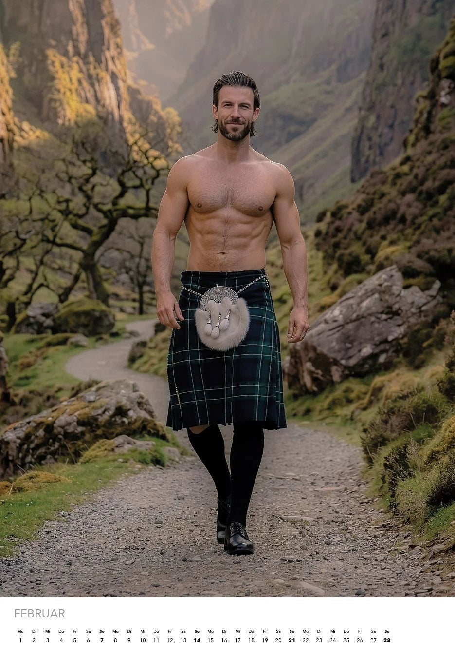 Men in Kilts Kalender 2027 – Ansicht