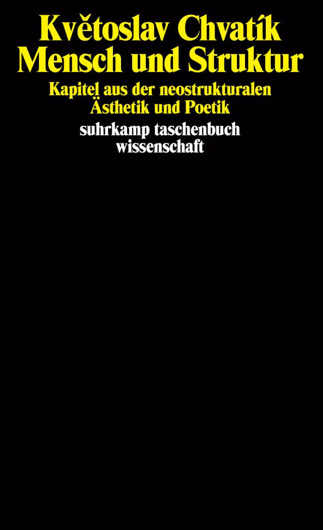 Buchcover von 'Mensch und Struktur' - Taschenbuch von Květoslav Chvatík