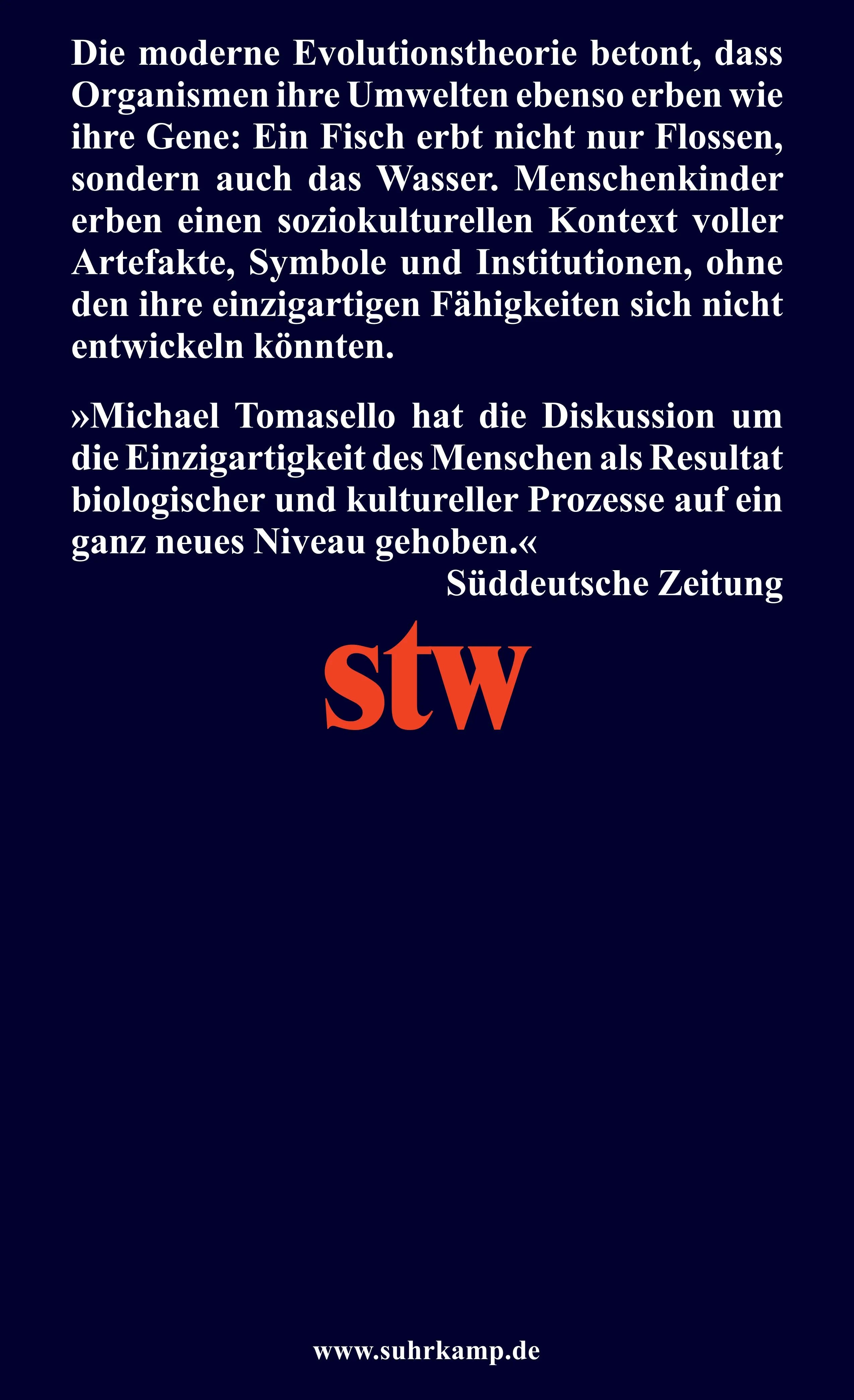Buchrückseite von 'Mensch werden' mit Klappentext - Taschenbuch