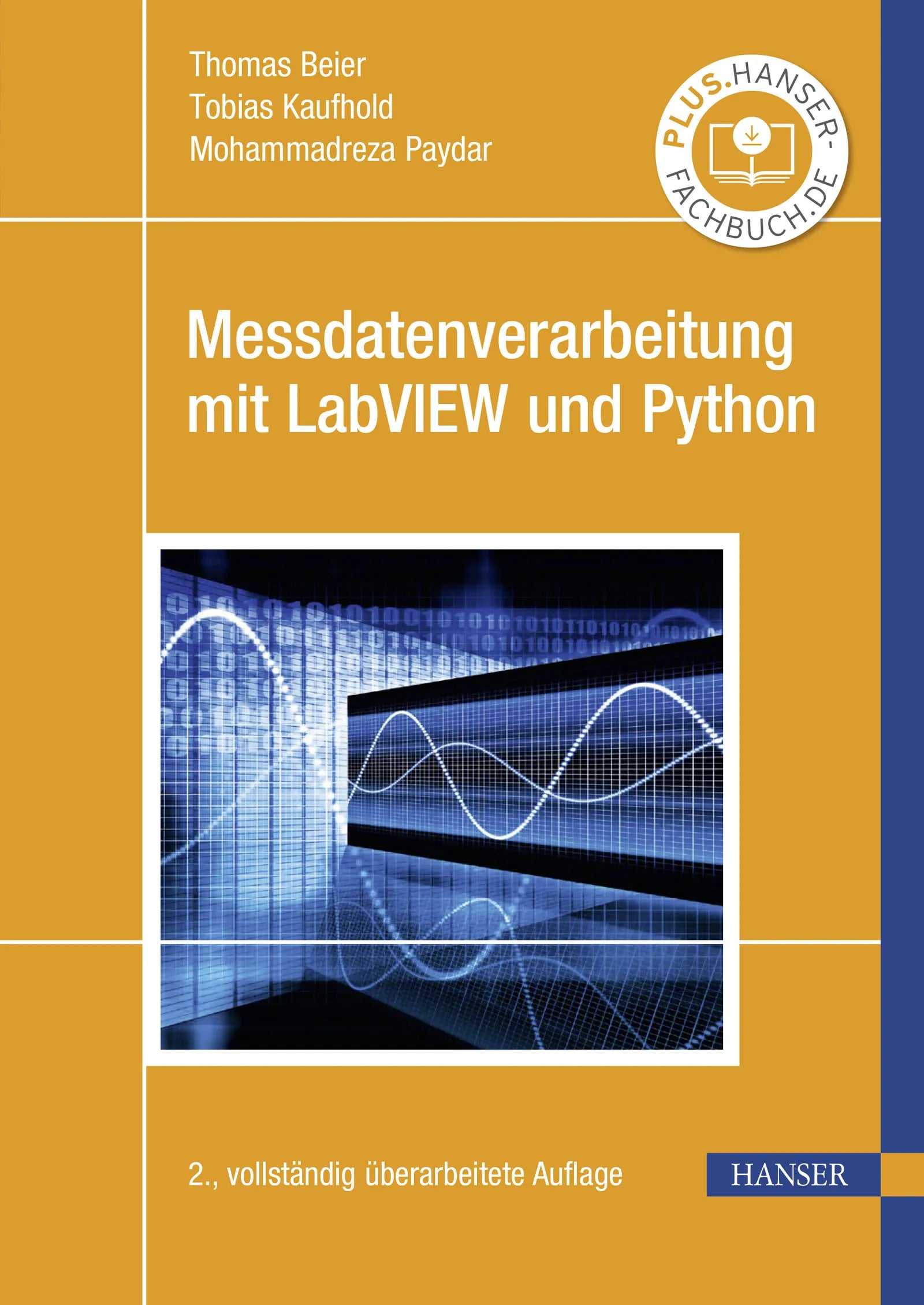 Cover: Messdatenverarbeitung mit LabVIEW und Python (E-Book) von Thomas Beier