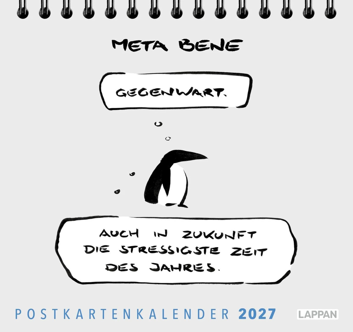 Postkartenkalender: meta bene Postkartenkalender 2027