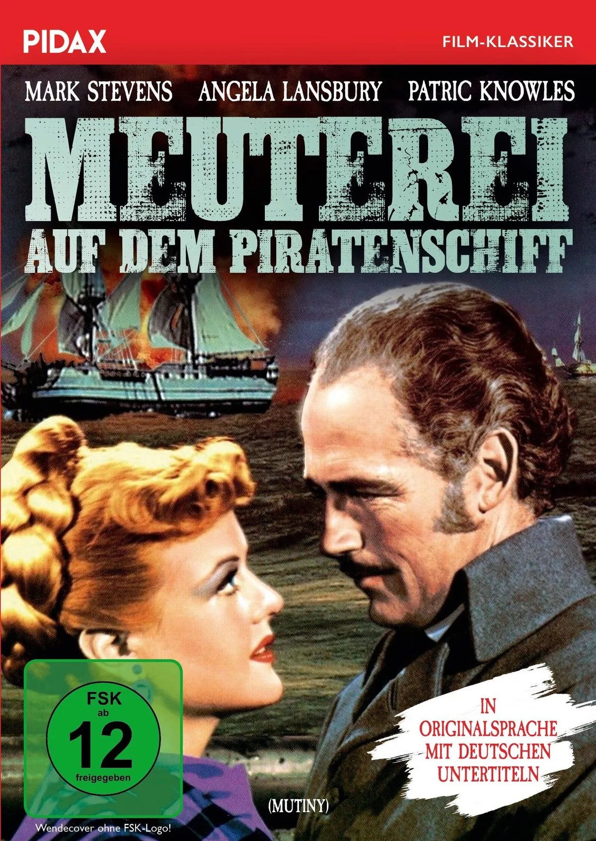 DVD-Cover von Meuterei auf dem Piratenschiff von Edward Dmytryk
