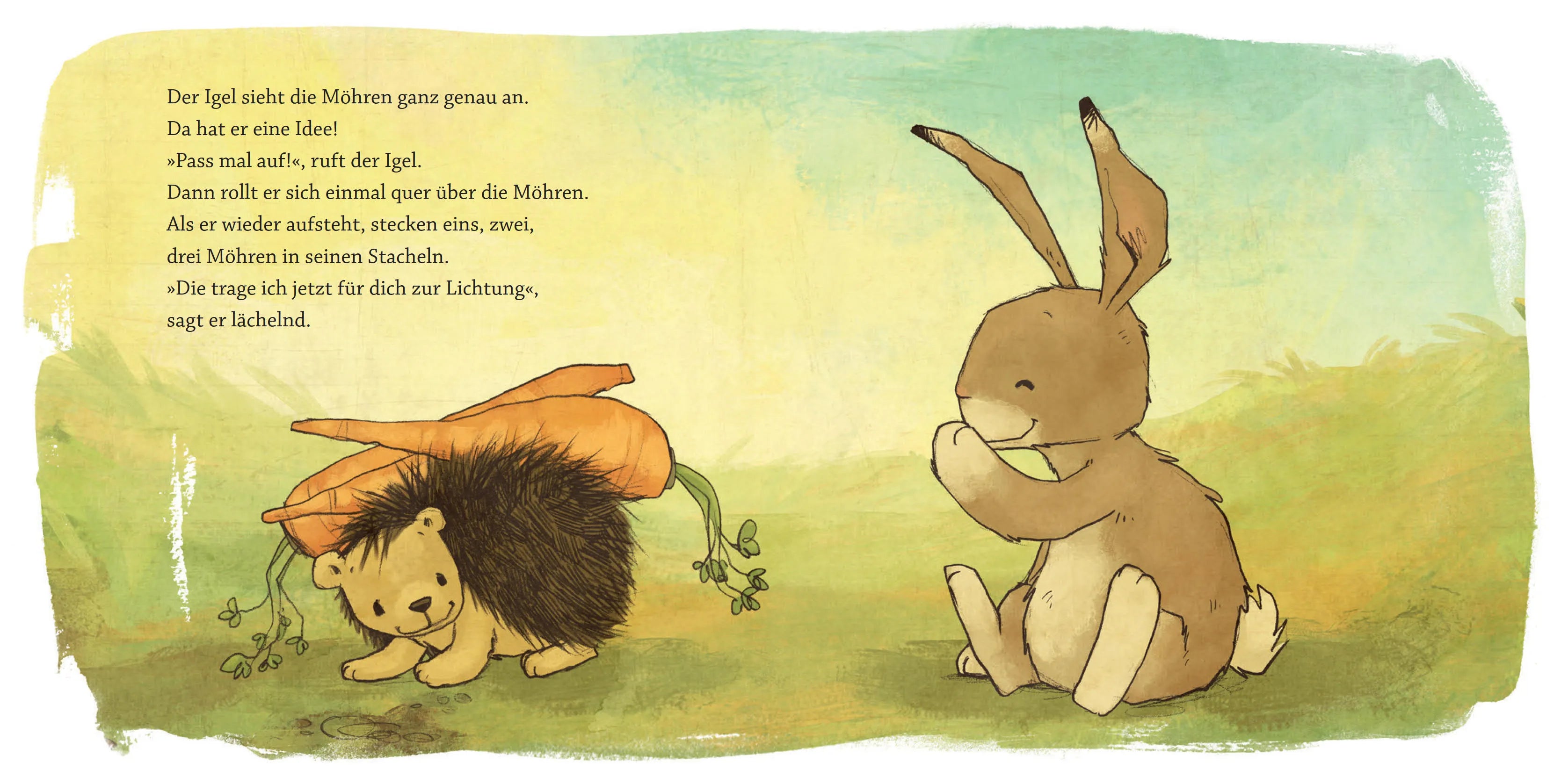 Produktansicht: Hase, Igel und 1, 2, 3 Möhren (Gebundene Ausgabe)