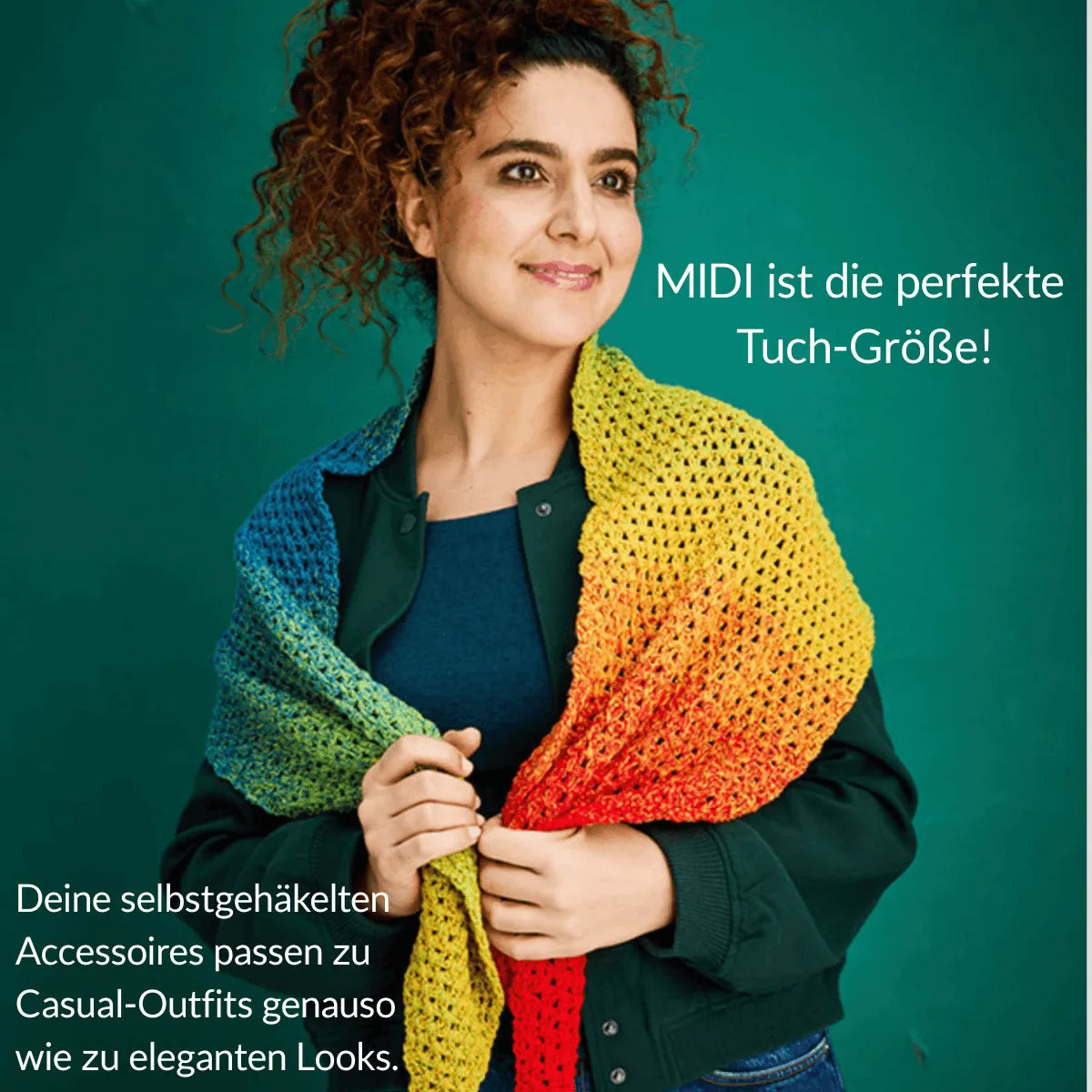 Detailansicht: Midi-Tücher häkeln (Taschenbuch)