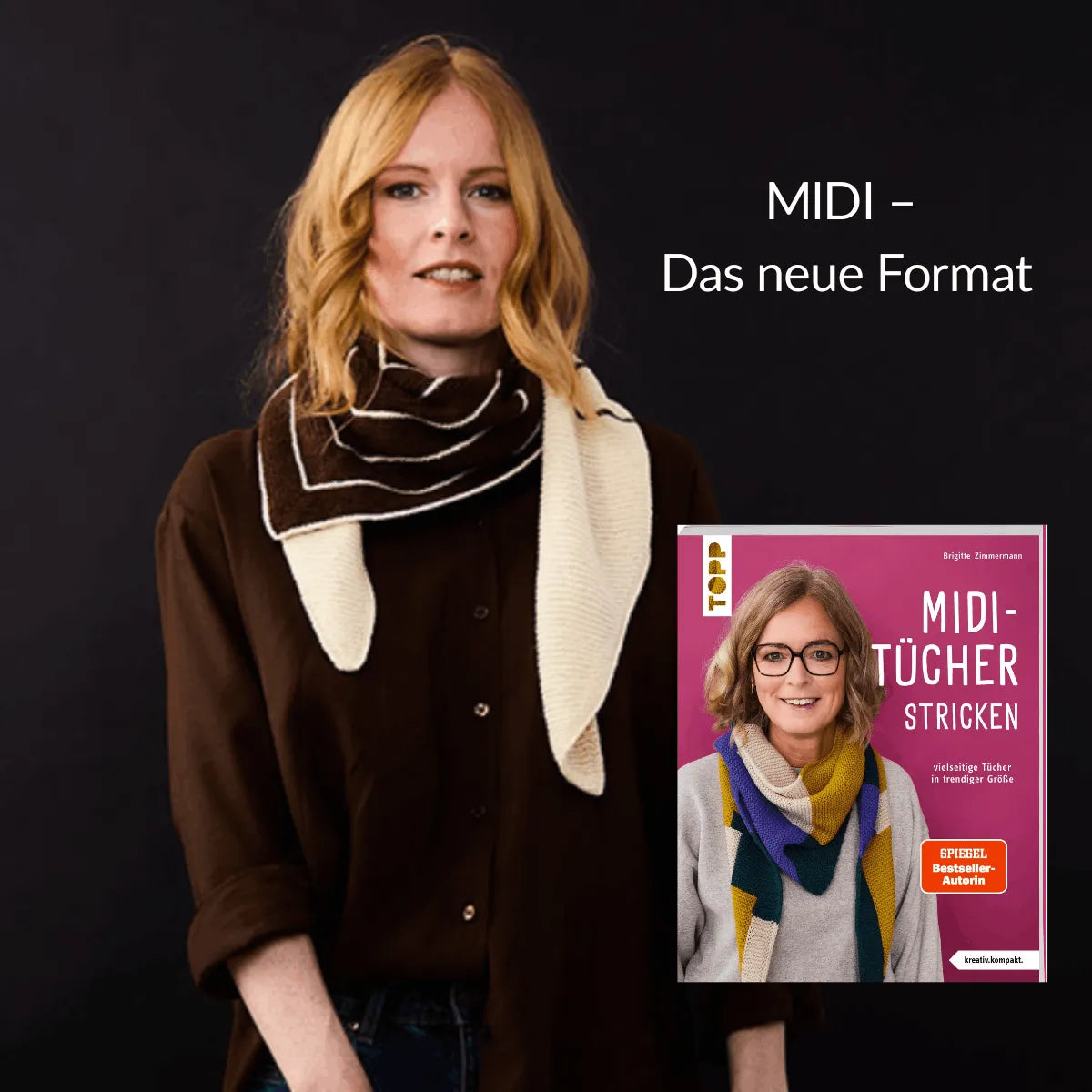 Detailansicht: Midi-Tücher stricken (Taschenbuch)