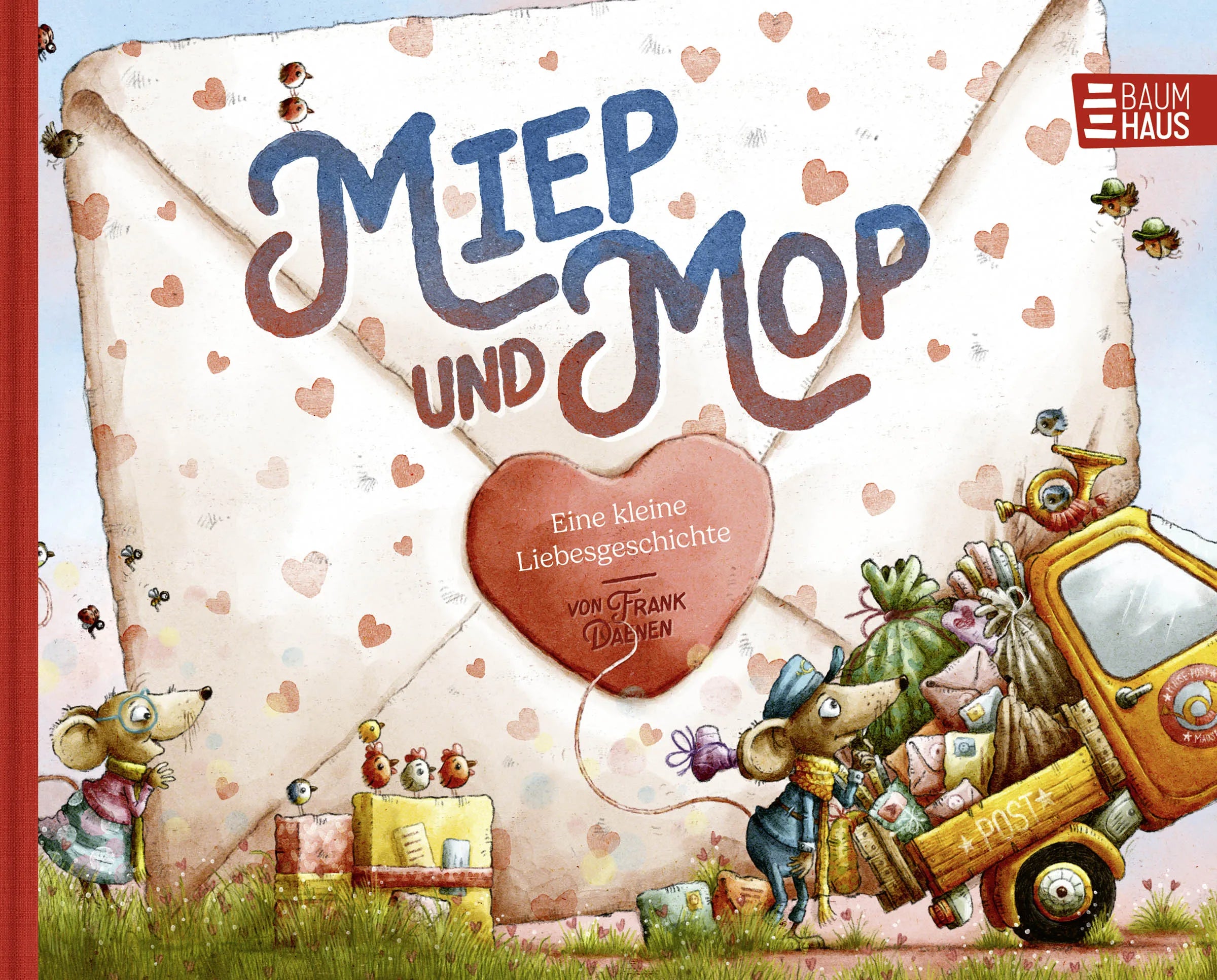 Buchcover von 'Miep und Mop - Eine kleine Liebesgeschichte' - Gebundene Ausgabe von Frank Daenen