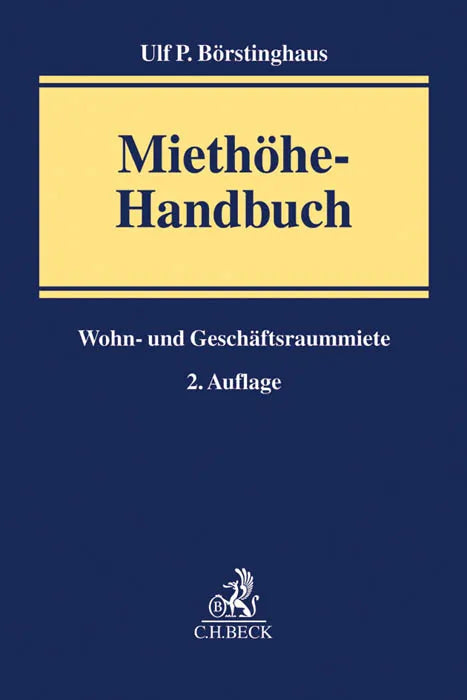 Buchcover von 'Miethöhe-Handbuch' - Gebundene Ausgabe von Ulf P. Börstinghaus