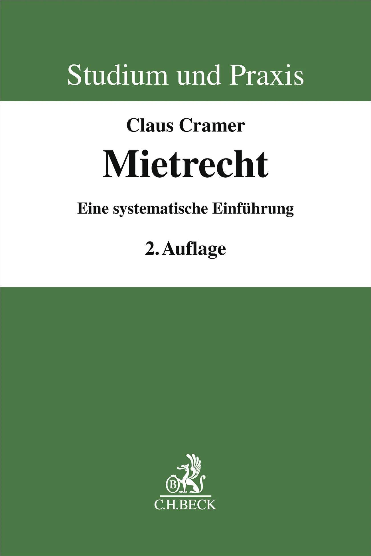 Buchcover von 'Mietrecht' - Taschenbuch von Claus Cramer
