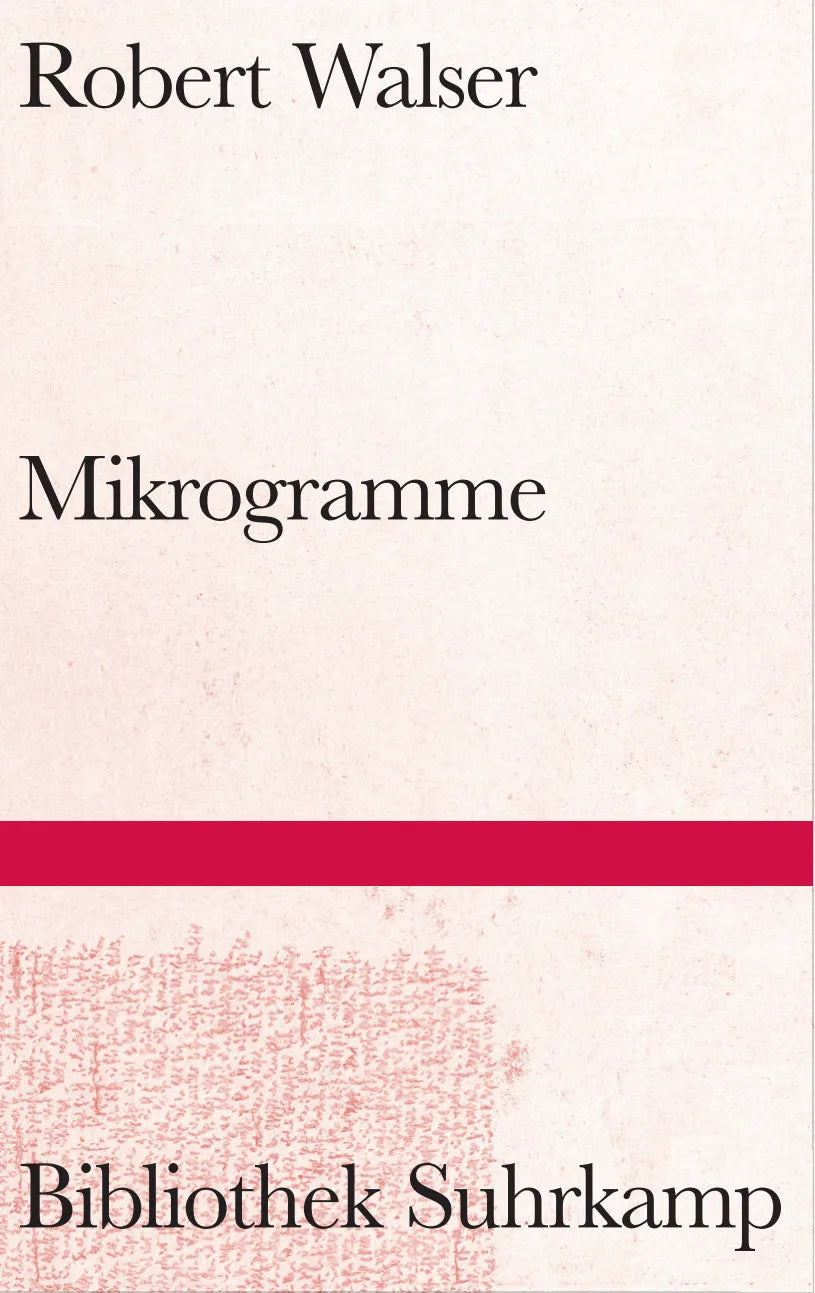 Buchcover von 'Mikrogramme' - Gebundene Ausgabe von Robert Walser