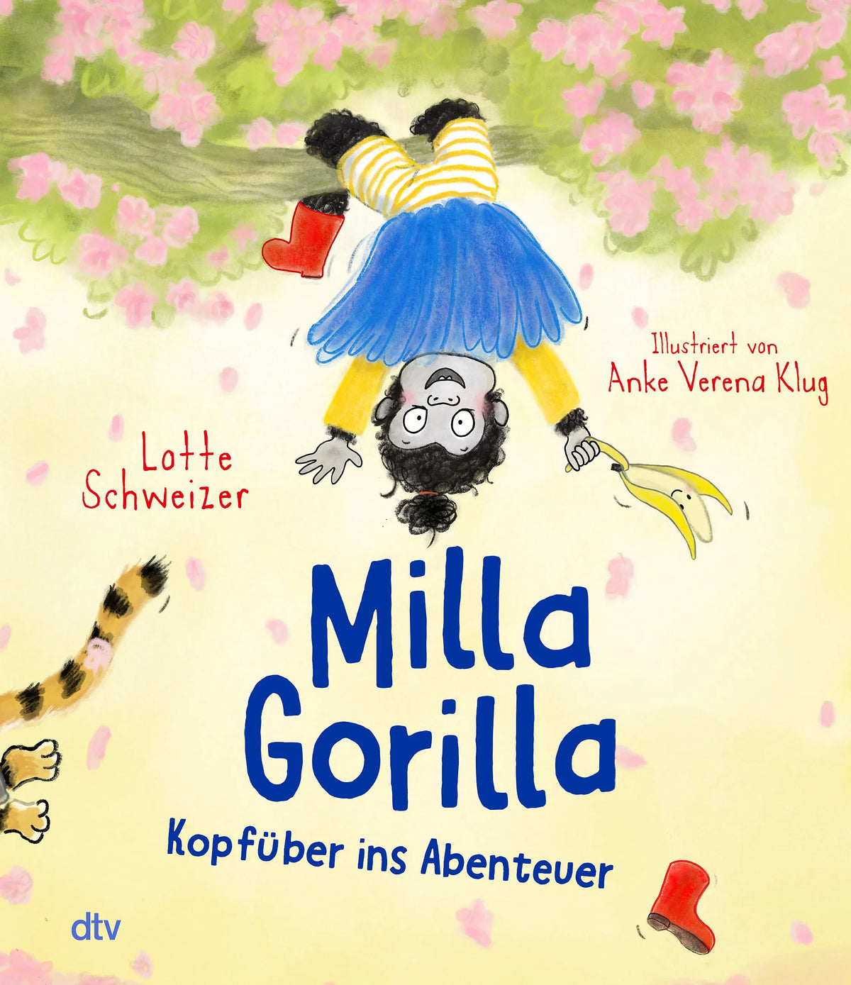 Cover: Milla Gorilla – Kopfüber ins Abenteuer (Hardcover) von Lotte Schweizer
