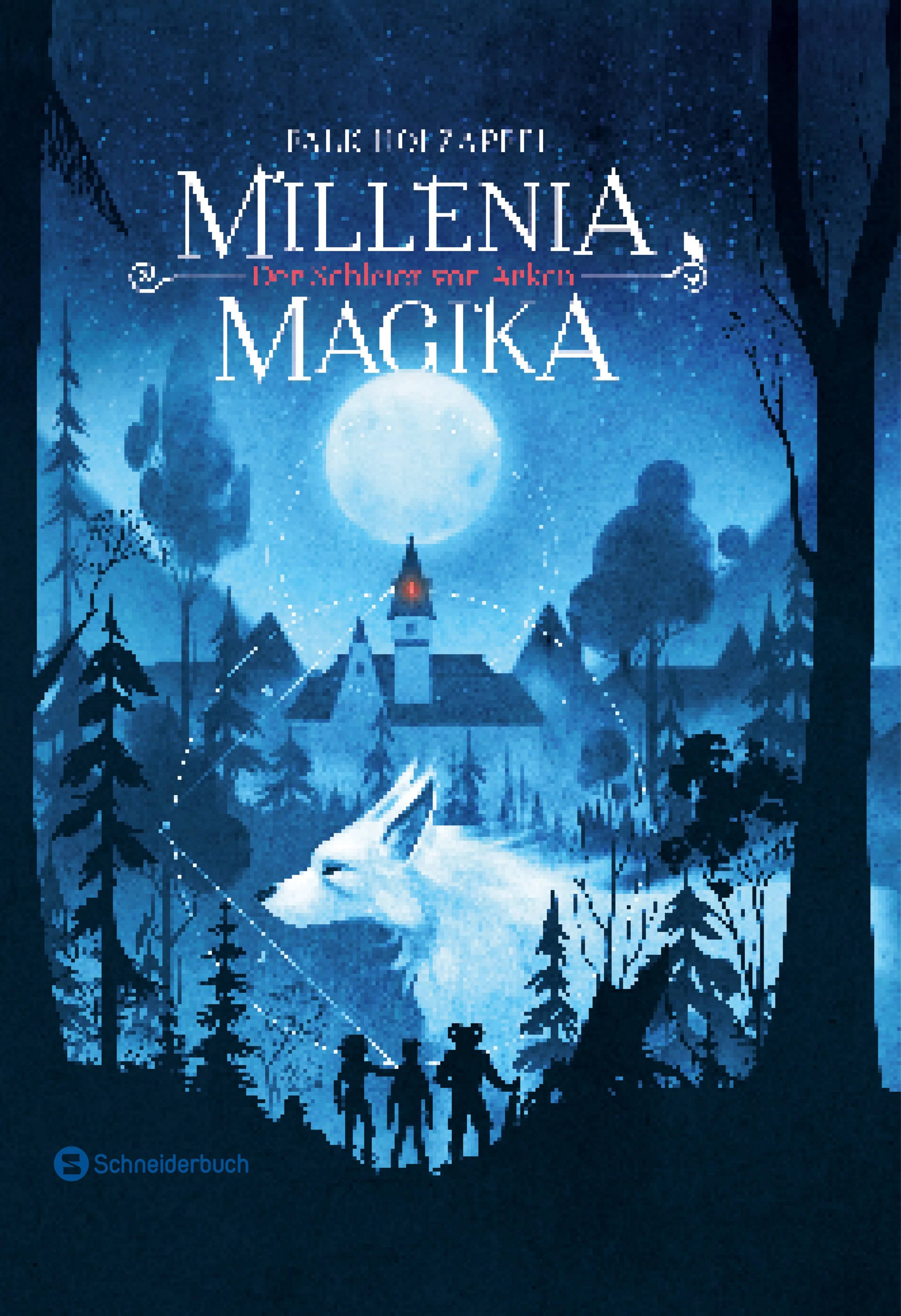 Buchcover von 'Millenia Magika – Der Schleier von Arken' - Gebundene Ausgabe von Falk Holzapfel