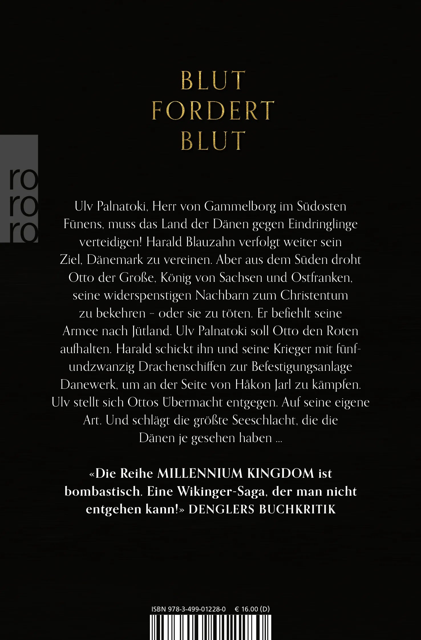 Buchrückseite von 'Millennium Kingdom: Der Bastard' mit Klappentext - Taschenbuch