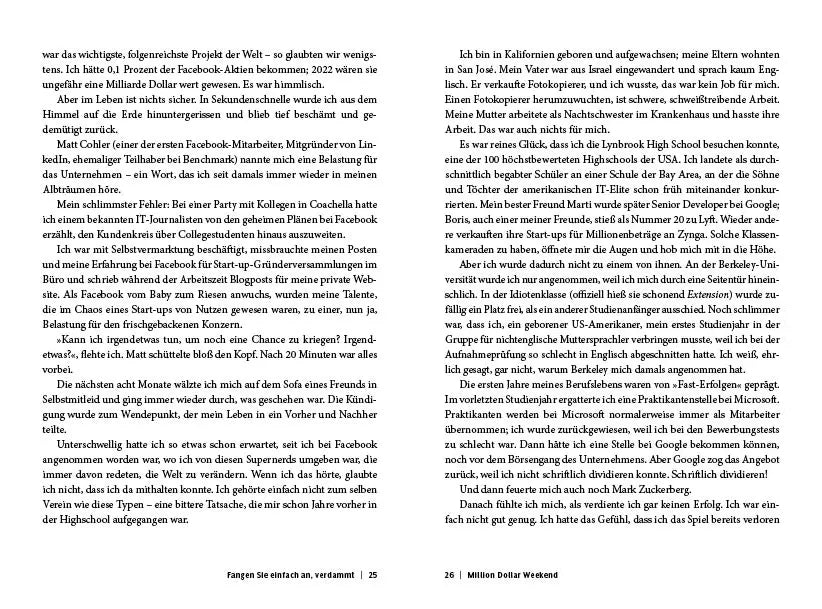 Innenansicht von 'Million Dollar Weekend' - Taschenbuch
