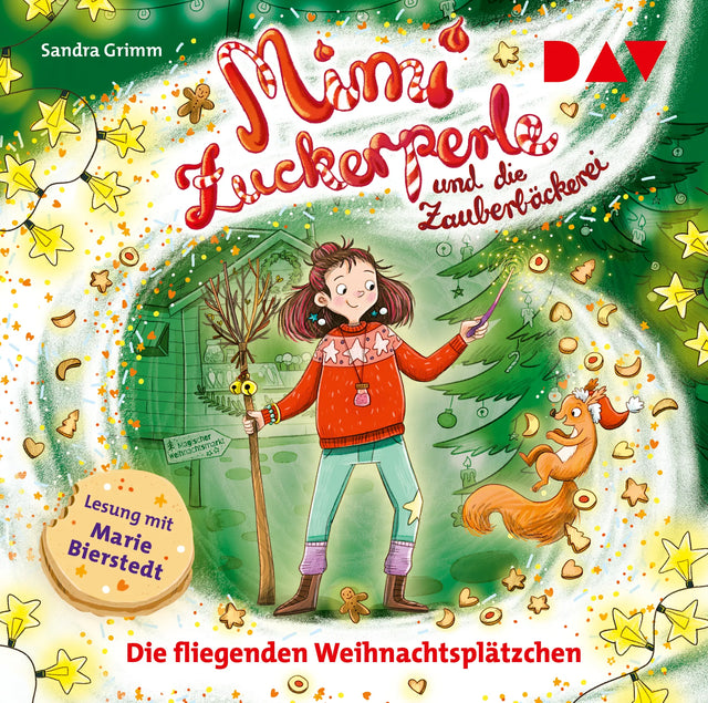 Buchcover von 'Mimi Zuckerperle und die Zauberbäckerei – Teil 2: Die fliegenden Weihnachtsplätzchen' - Hörbuch (CD) von Sandra Grimm