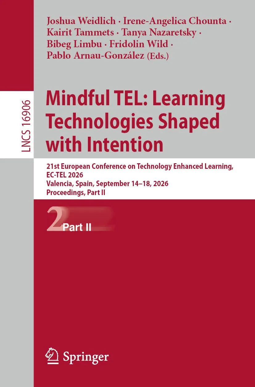 Cover: Mindful TEL: Learning Technologies Shaped with Intention (E-Book) von Joshua Weidlich