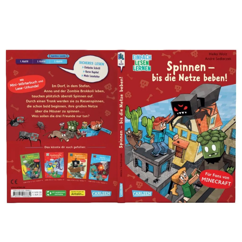 Abbildung von 'Minecraft 8: Spinnen – bis die Netze beben!'