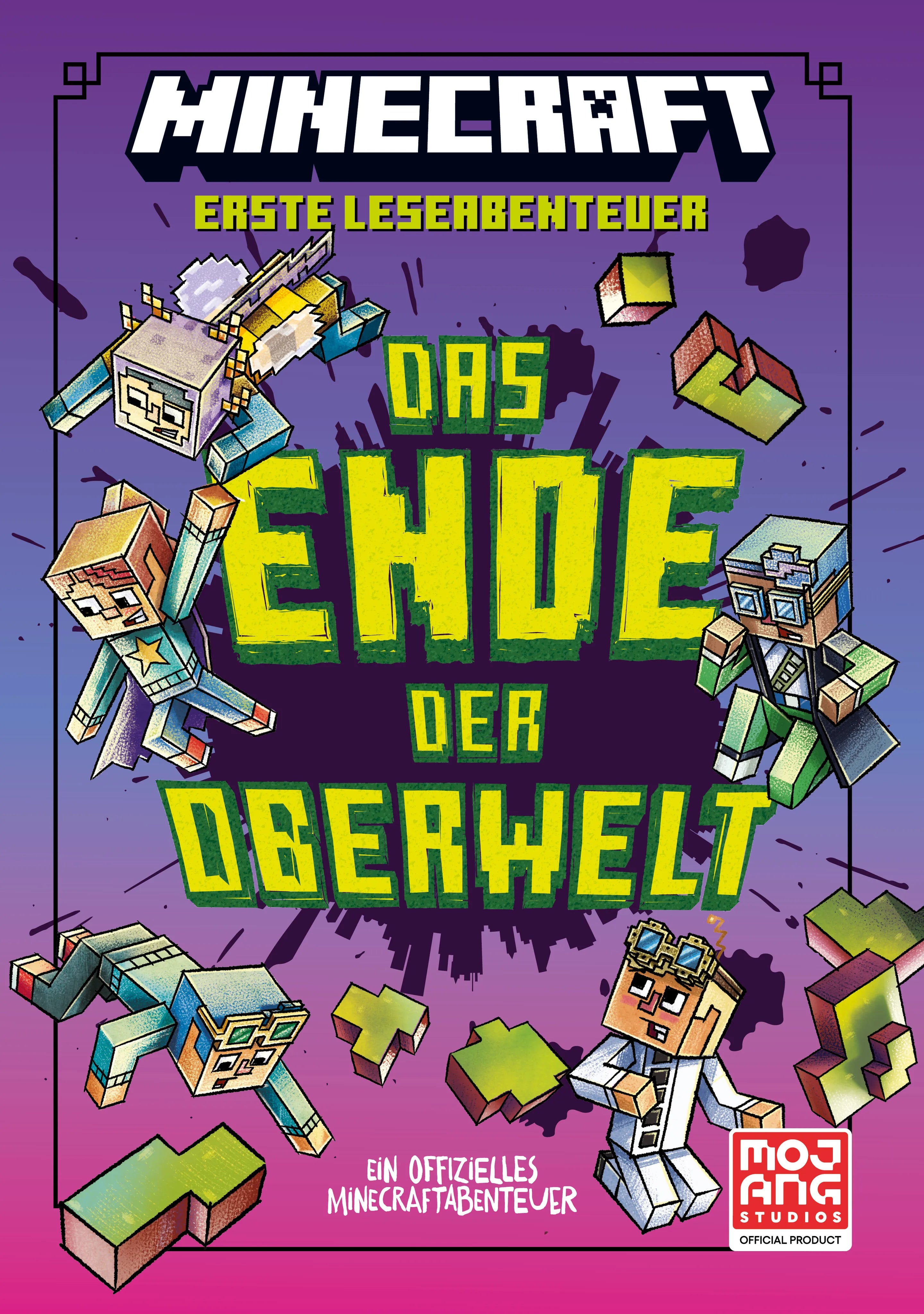 Buchcover von 'Minecraft Erste Leseabenteuer – Das Ende der Oberwelt' - Gebundene Ausgabe von