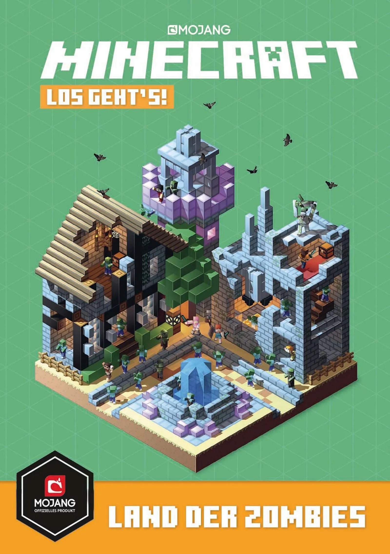 Buchcover von 'Minecraft, Los geht's! Im Land der Zombies' - Gebundene Ausgabe von Ed Jefferson